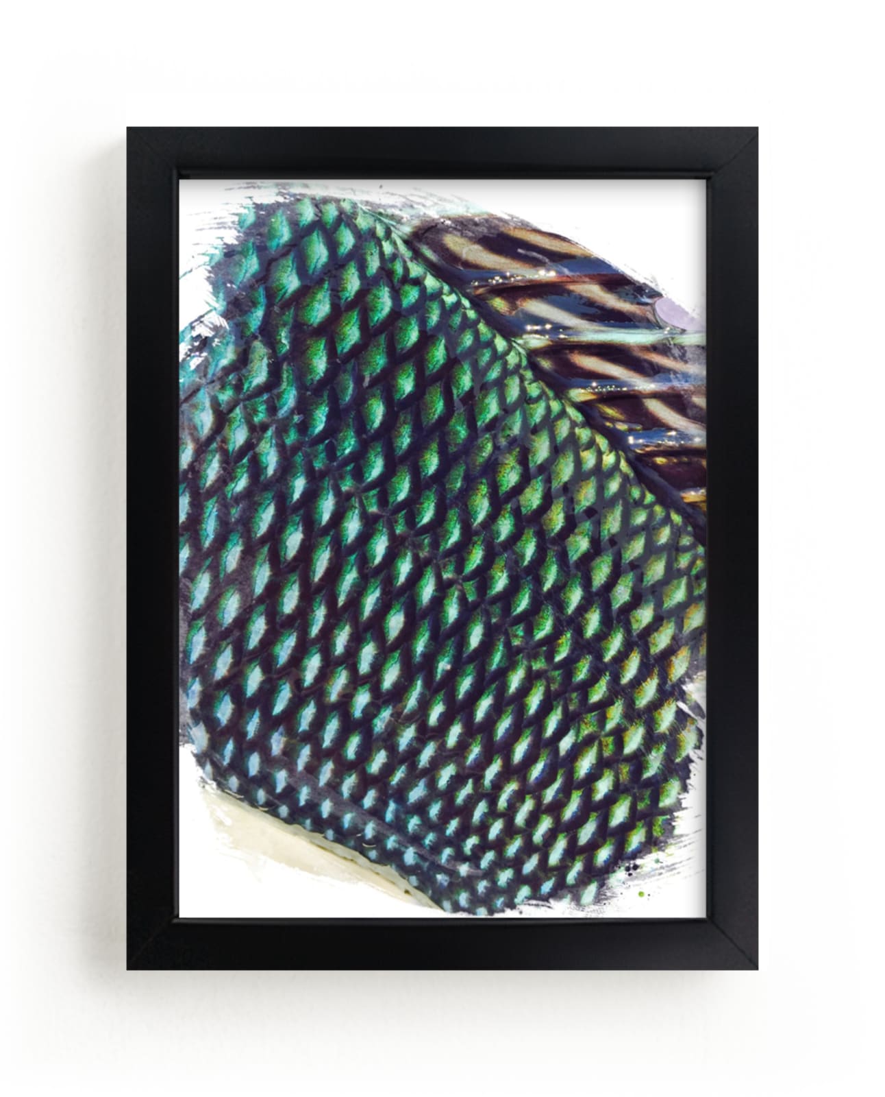 "Abstract Scales 1" - Art Print by Carole Crohan - CaroleeXpressions in beautiful frame options and a variety of sizes.