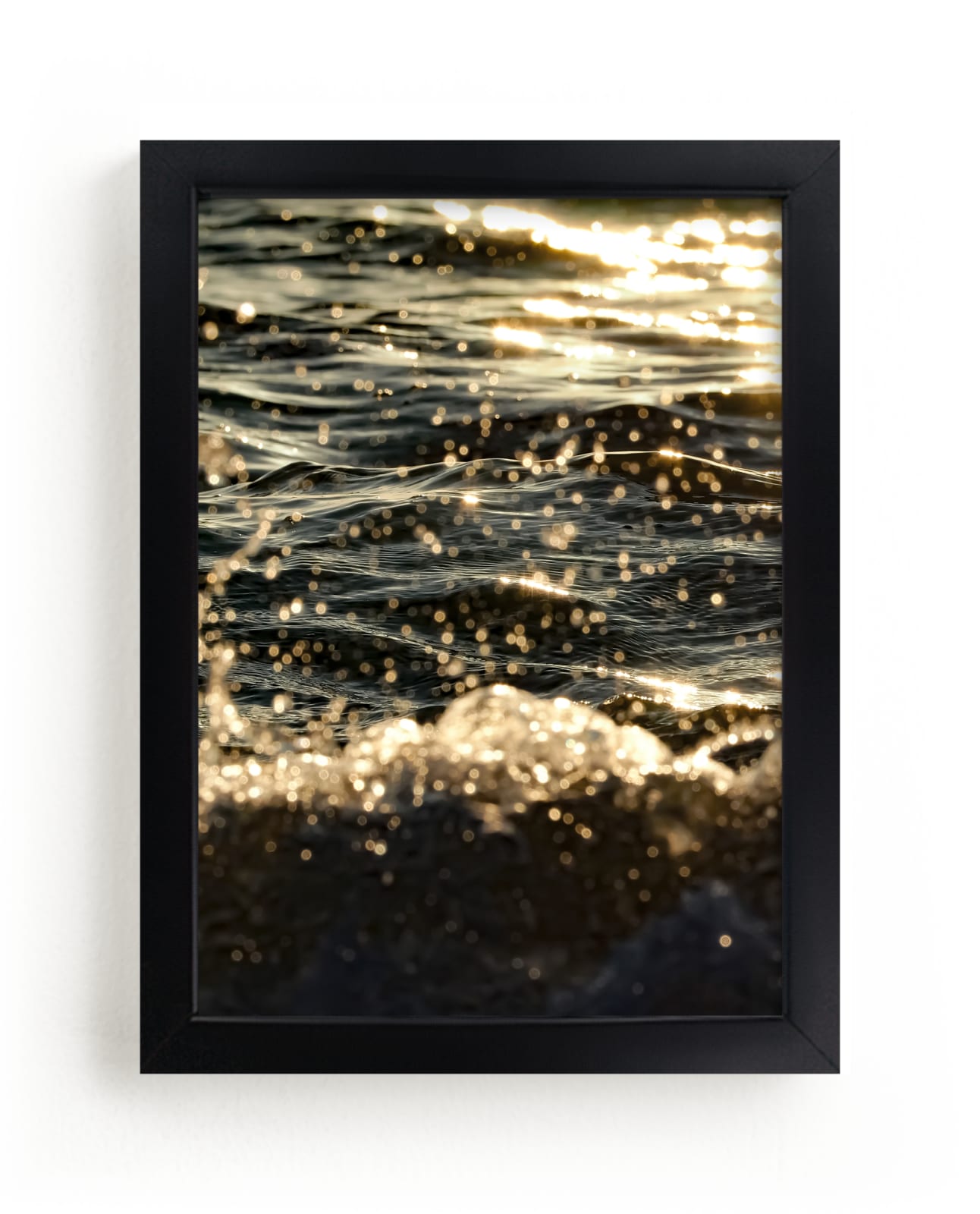"Sea Sparkle I" by KIMBERLY SMITH in beautiful frame options and a variety of sizes.