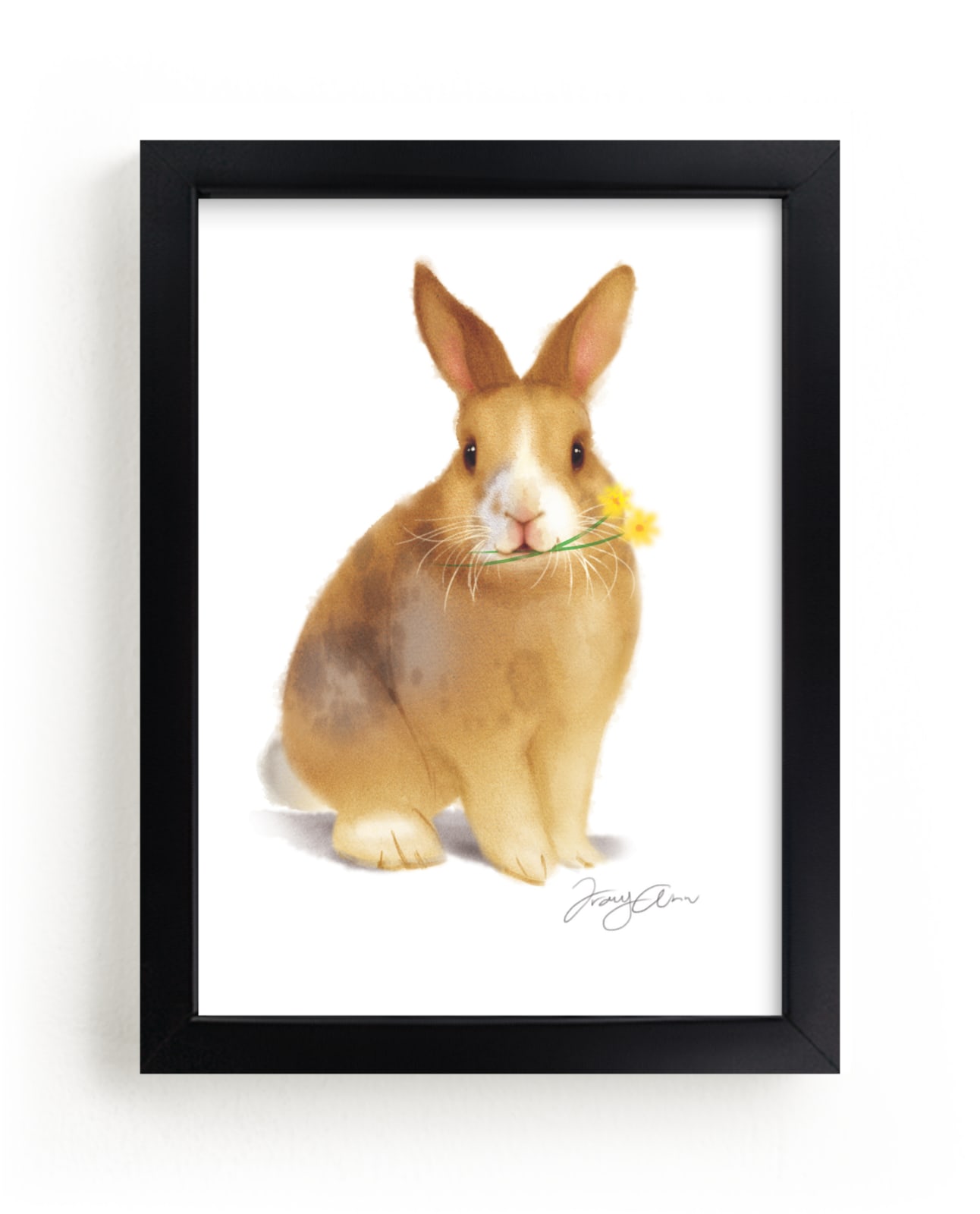 "Daisy Bunny" by Tracy Ann in beautiful frame options and a variety of sizes.