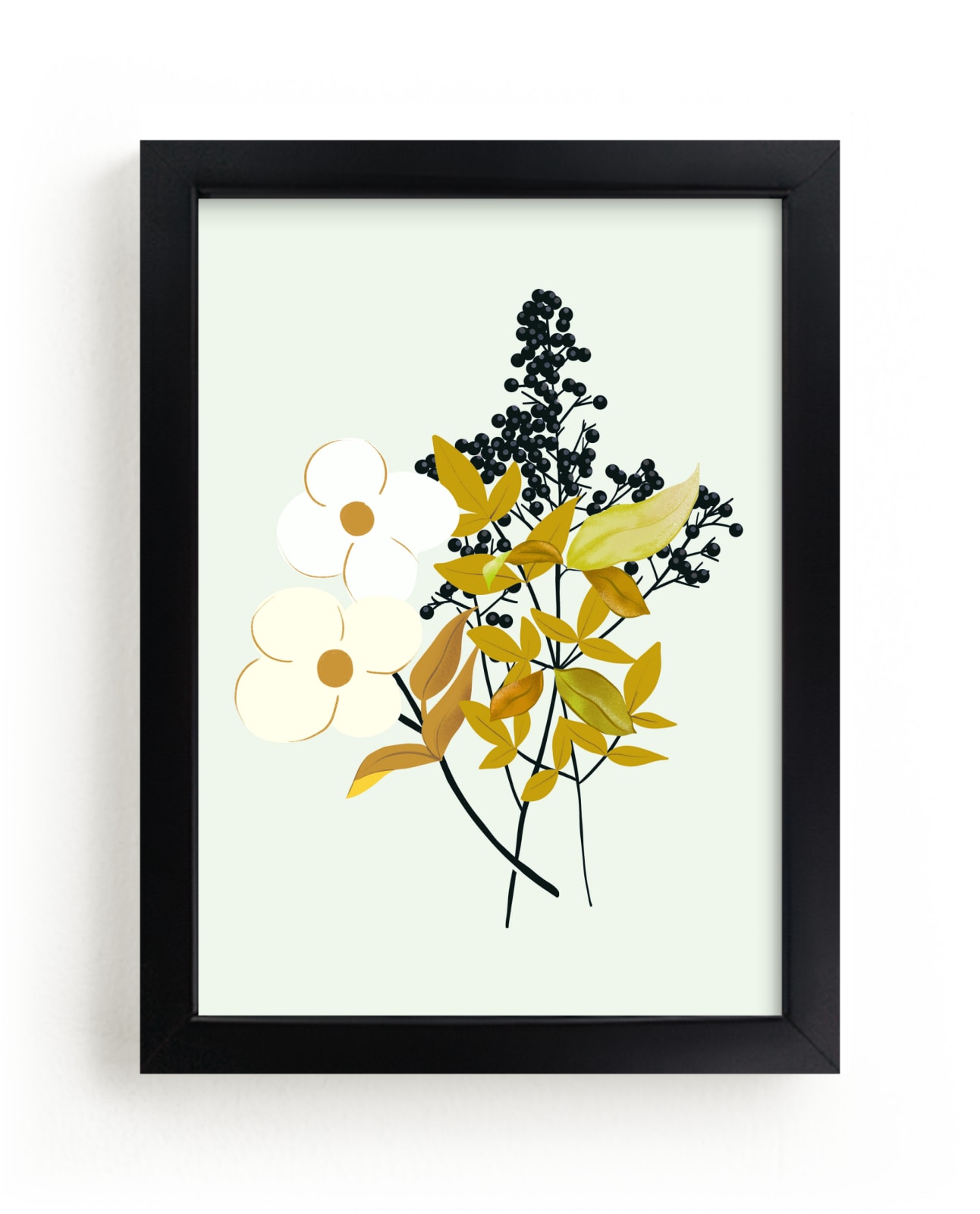 "Spring Clippings" by Haley Warner in beautiful frame options and a variety of sizes.