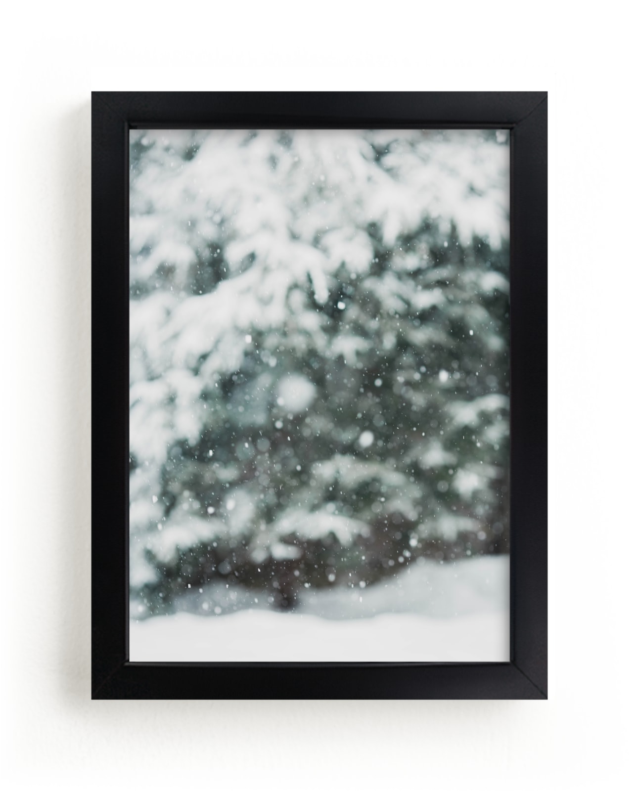 "Still Snow" by Helen Makadia in beautiful frame options and a variety of sizes.