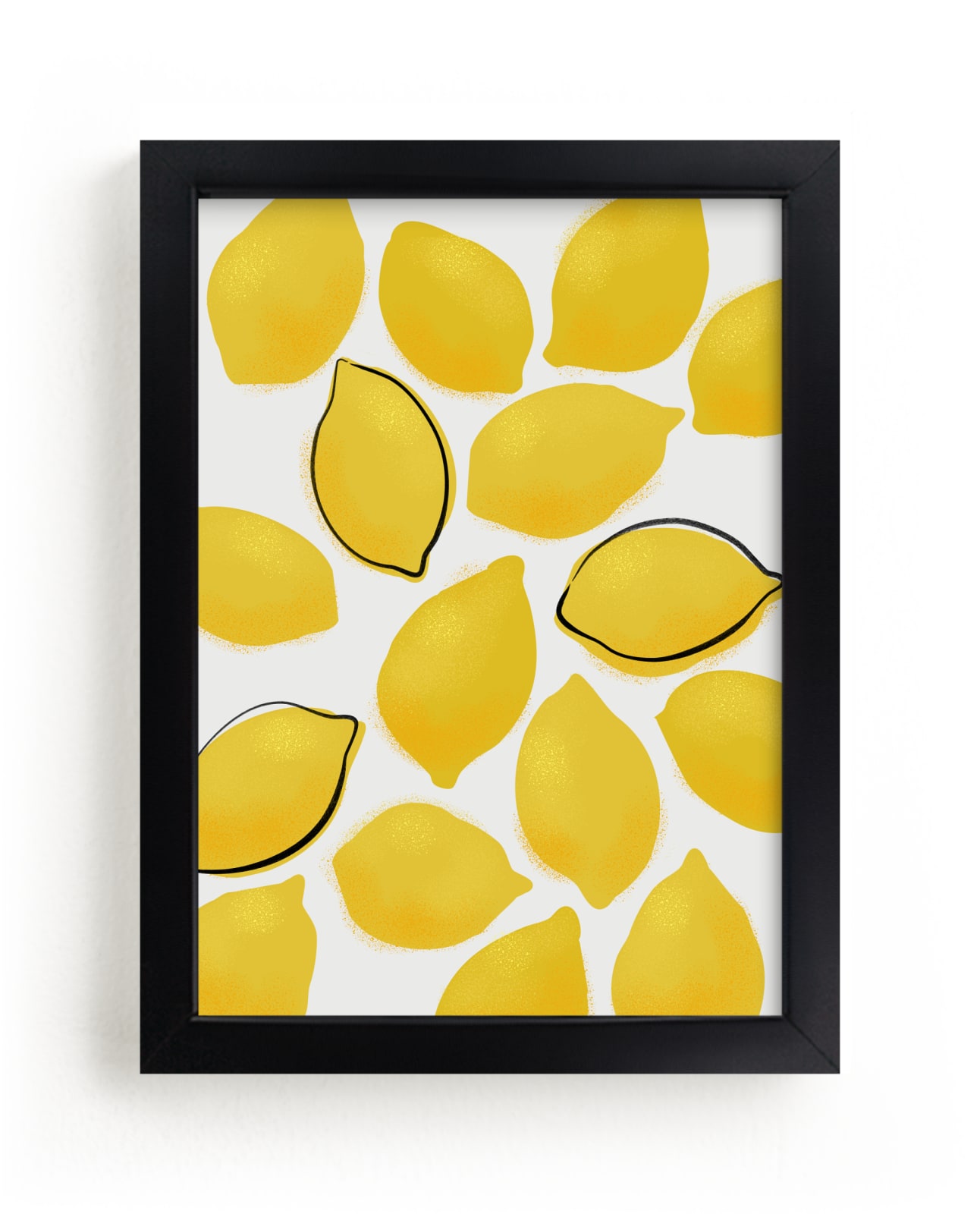 "Jenue lemons" by Rosana Laiz Blursbyai in beautiful frame options and a variety of sizes.
