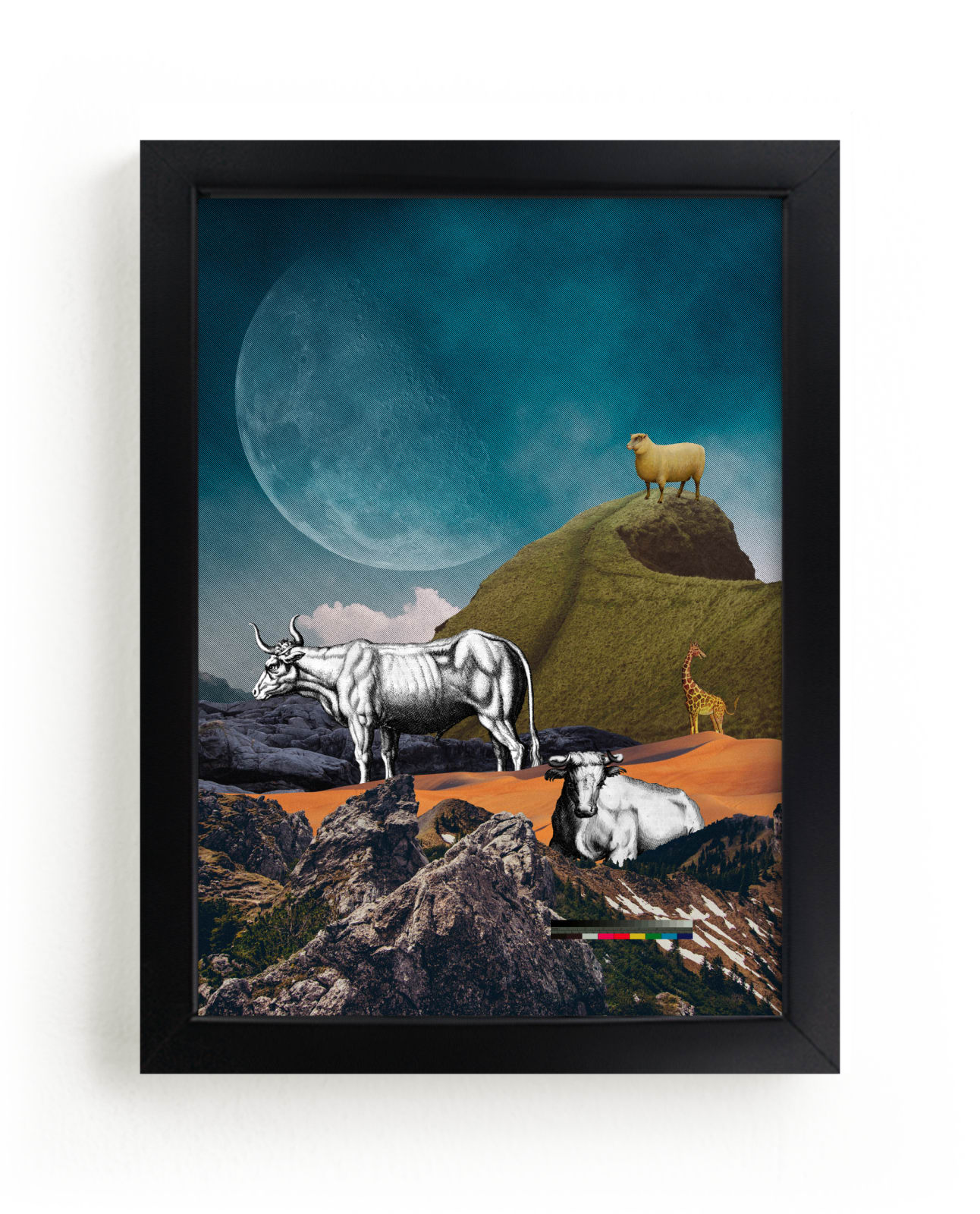 "Animals" by Augusto Paolo Bringas Dizon in beautiful frame options and a variety of sizes.