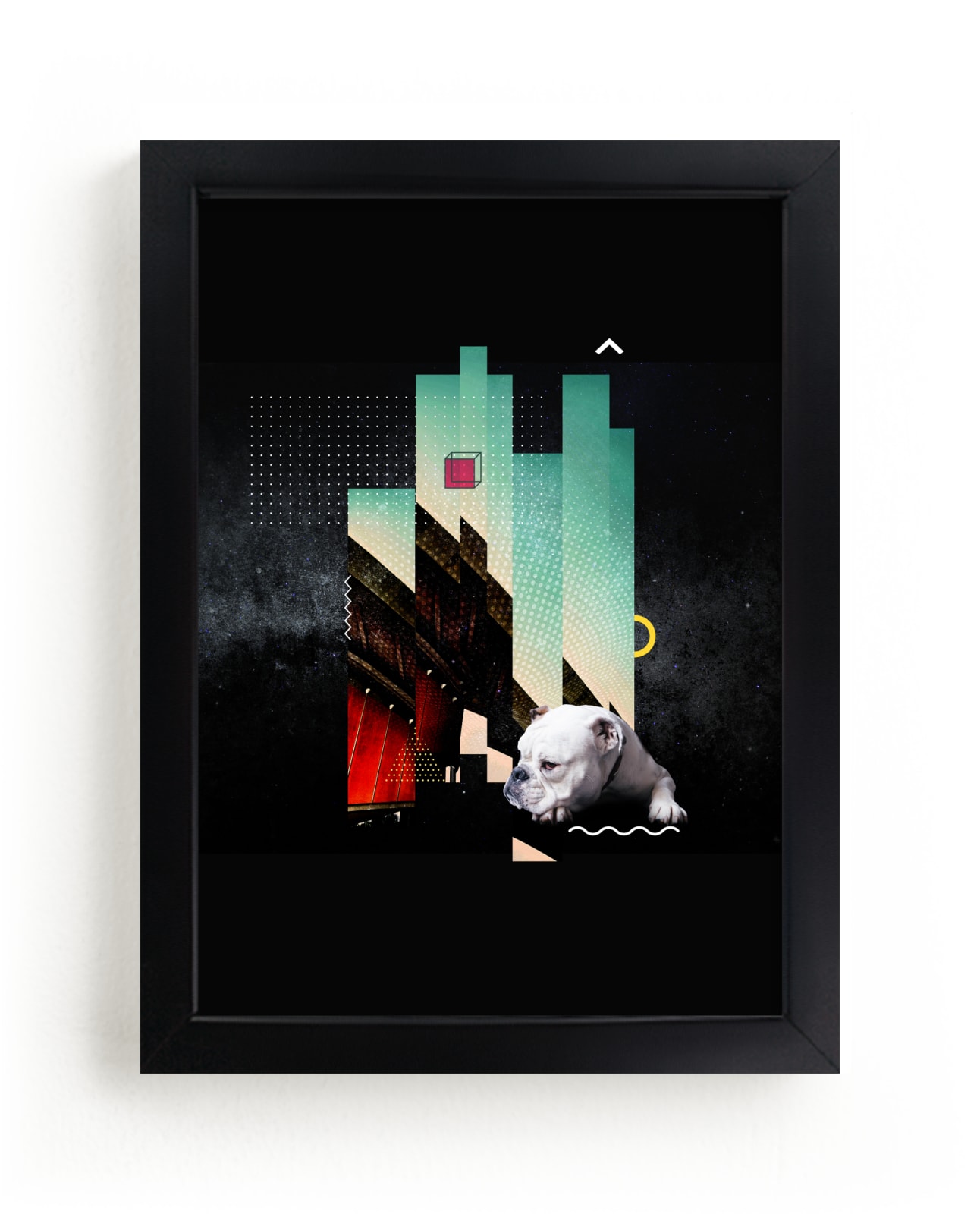 "Linear Memories of Dog" by Augusto Paolo Bringas Dizon in beautiful frame options and a variety of sizes.