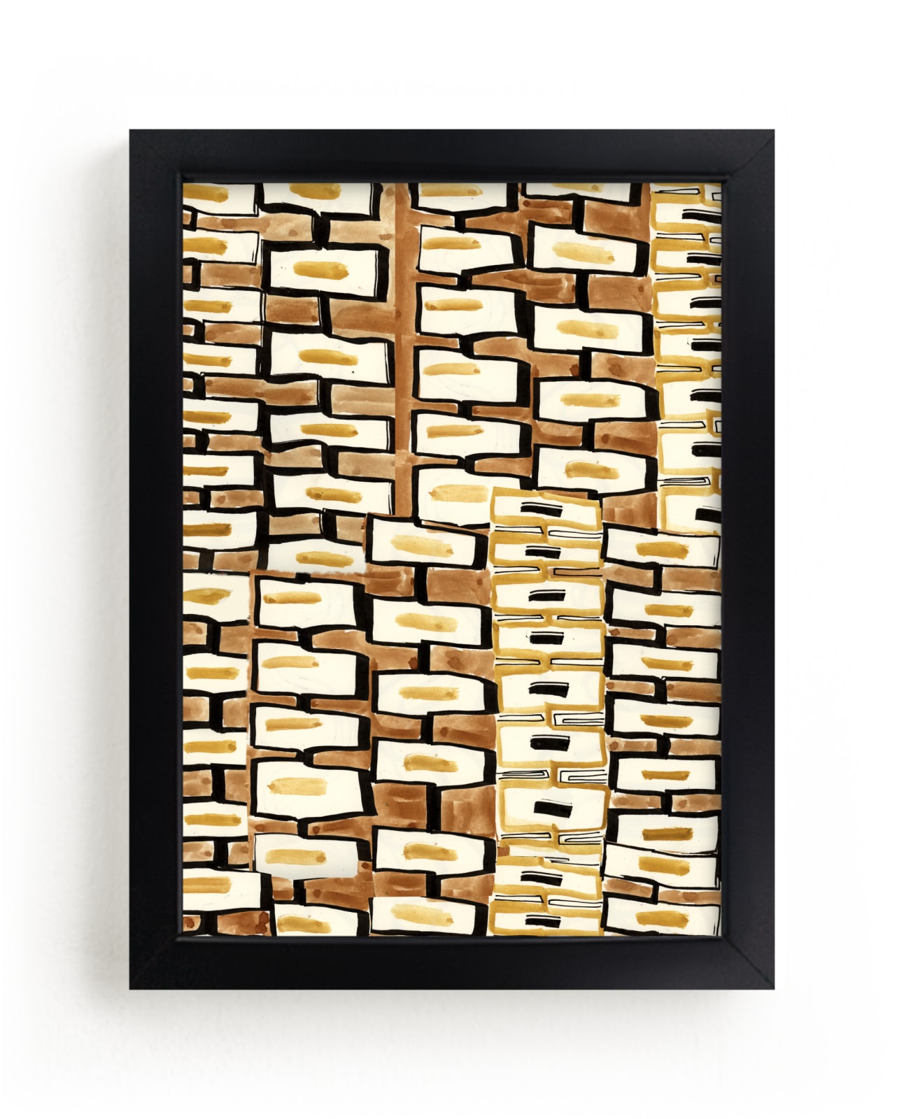 "Manhattan buildings" by Bethania Lima in beautiful frame options and a variety of sizes.