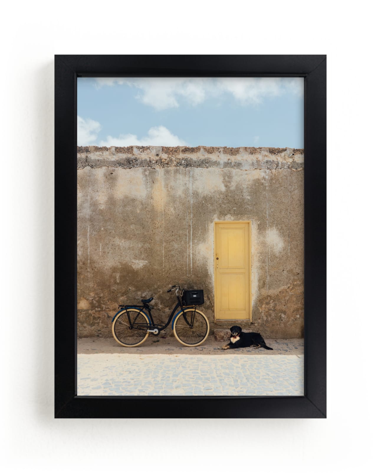 "Island Dog" by Kate Baird in beautiful frame options and a variety of sizes.