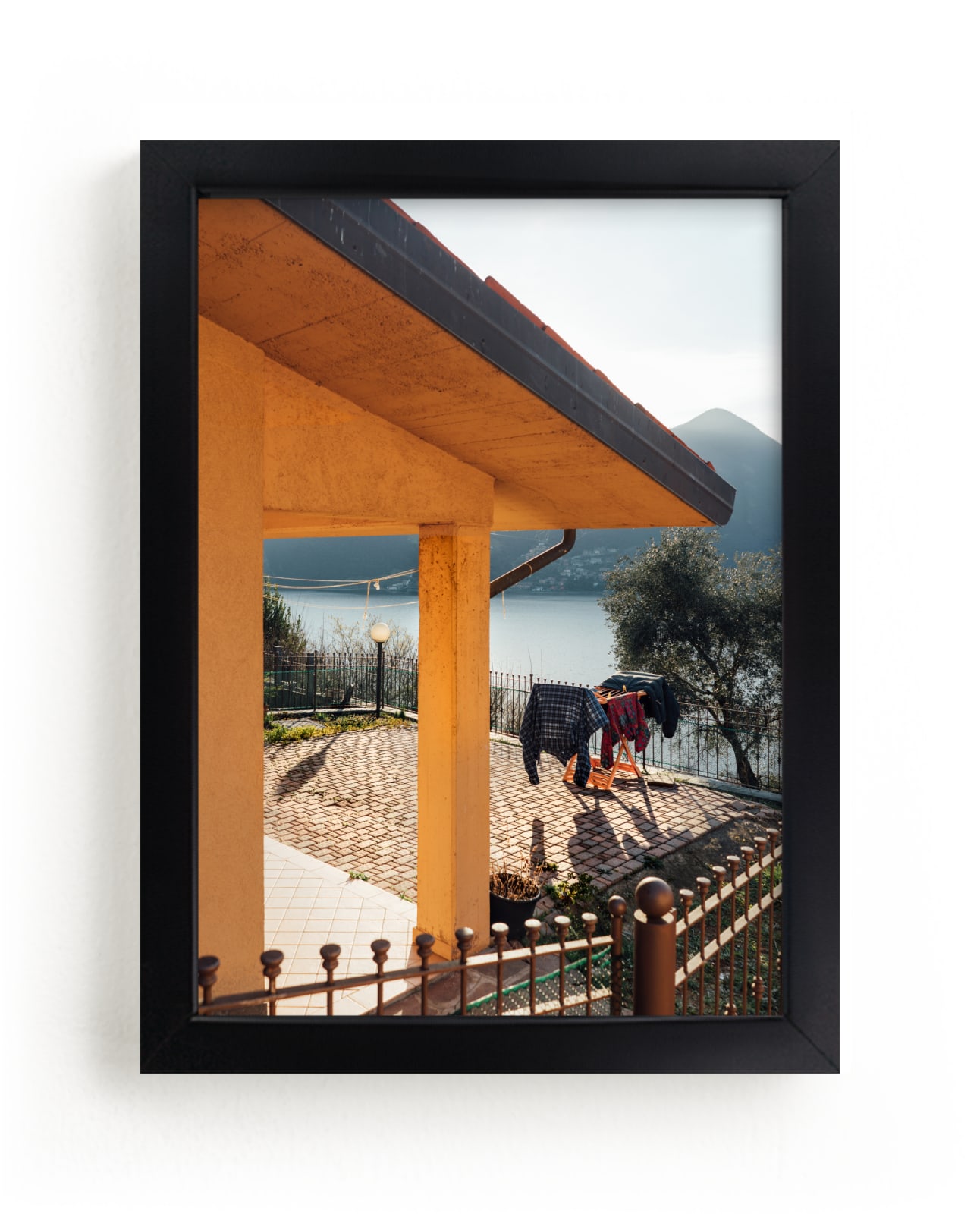 "Orange Terrace" by Kate Baird in beautiful frame options and a variety of sizes.