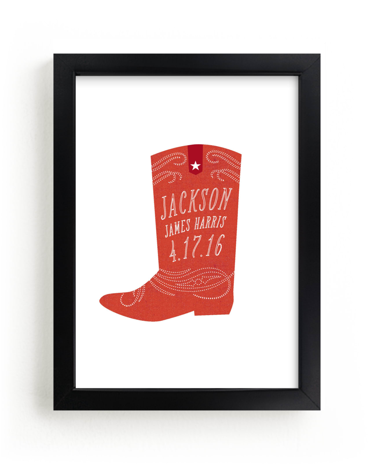 "Giddyup" - Custom Open Edition Nursery Art Print by Olivia Raufman in beautiful frame options and a variety of sizes.