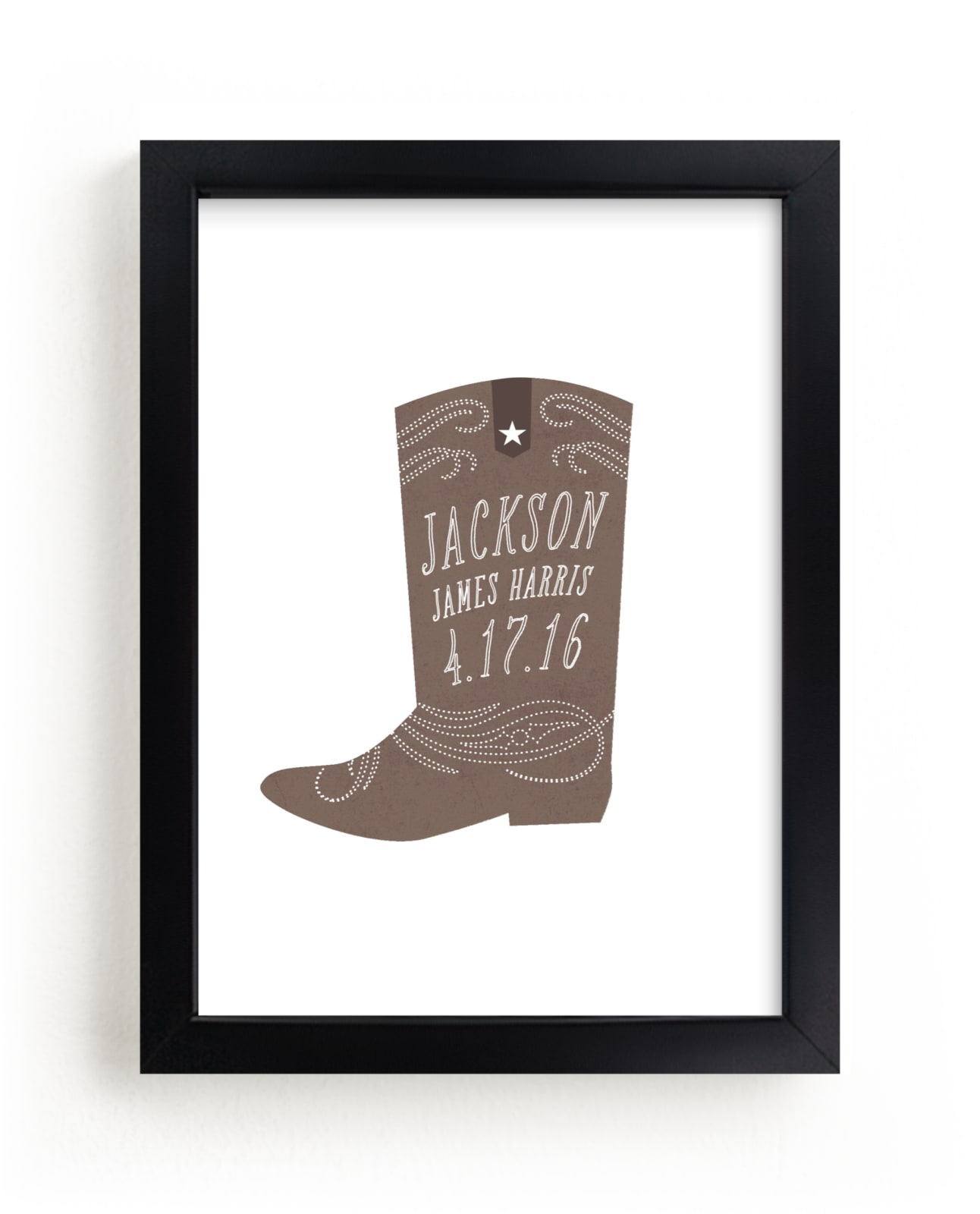 "Giddyup" - Nursery Custom Art Print by Olivia Raufman in beautiful frame options and a variety of sizes.