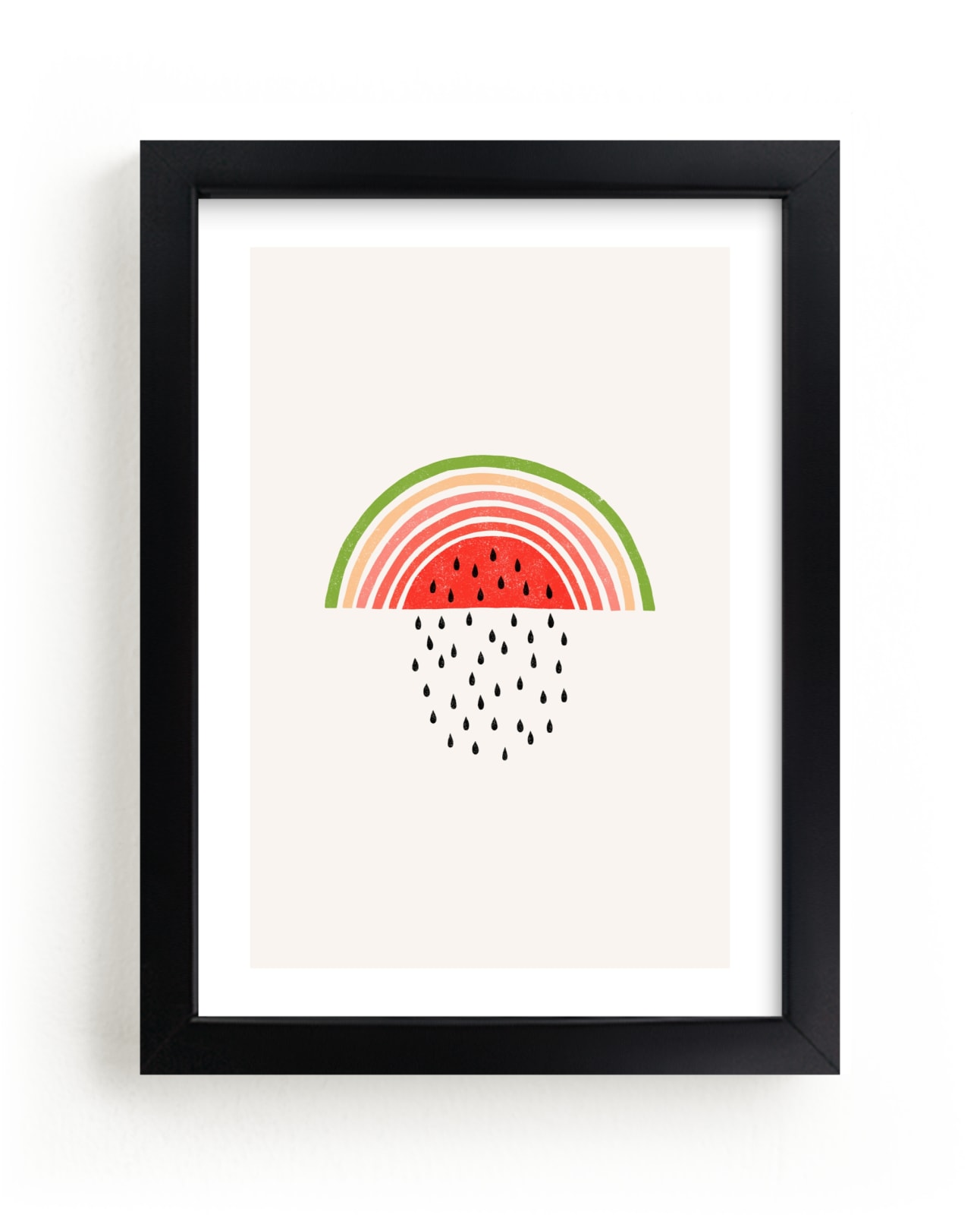 "Watermelon Rainbow " - Limited Edition Art Print by Anda Safta in beautiful frame options and a variety of sizes.