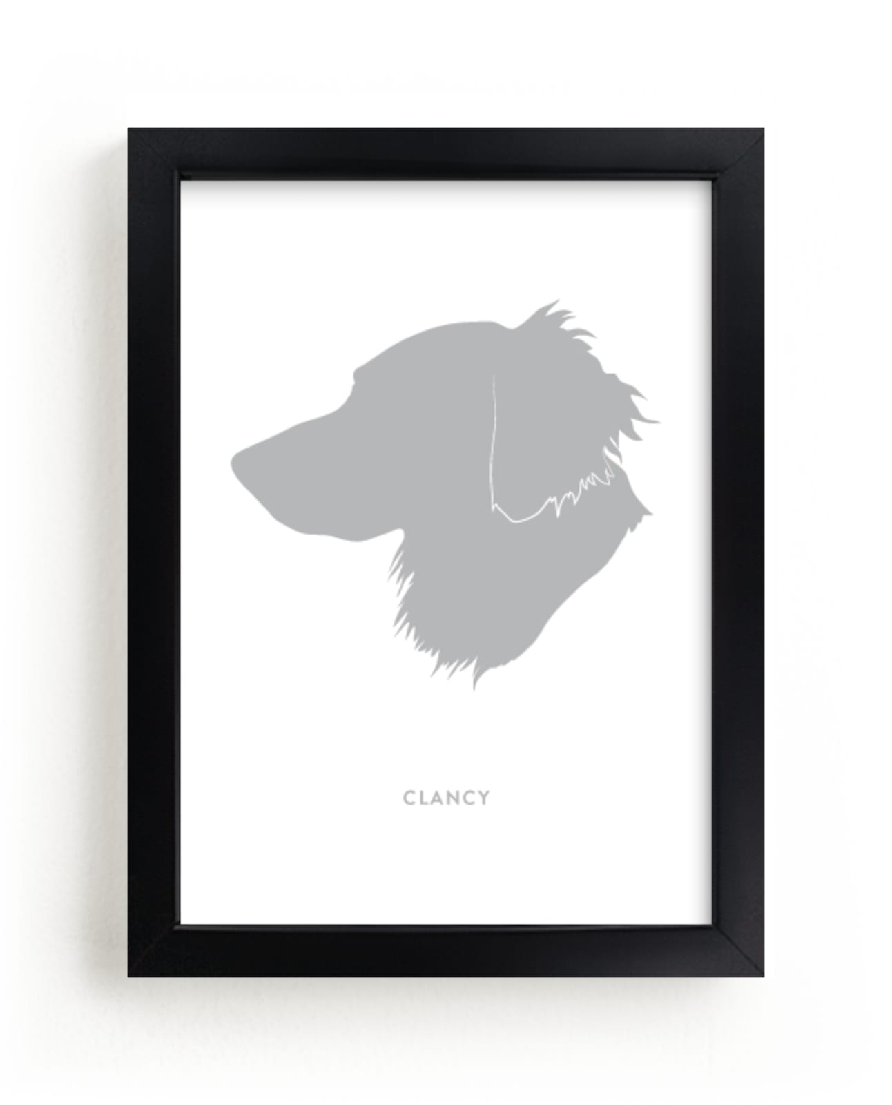"Custom Pet Silhouette Art" - Completely Custom Silhouette Art by Minted in beautiful frame options and a variety of sizes.