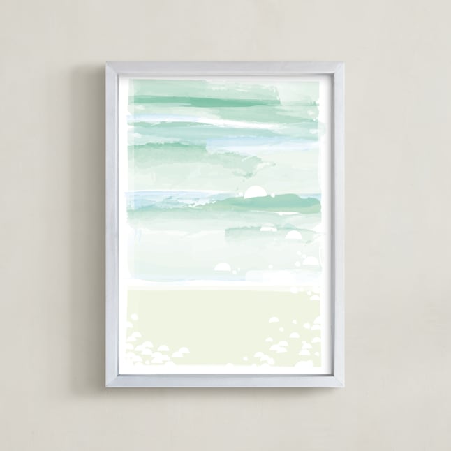 out to sea.