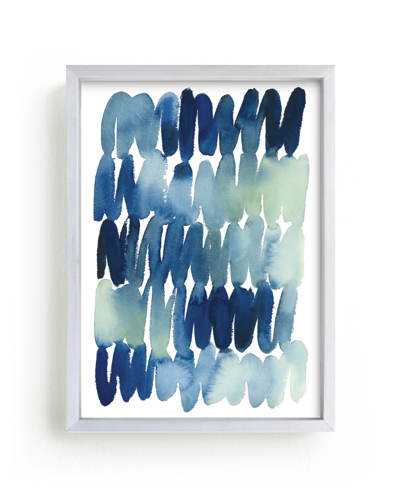 "Scribbles in Blue" - Limited Edition Art Print by Yao Cheng Design in beautiful frame options and a variety of sizes.