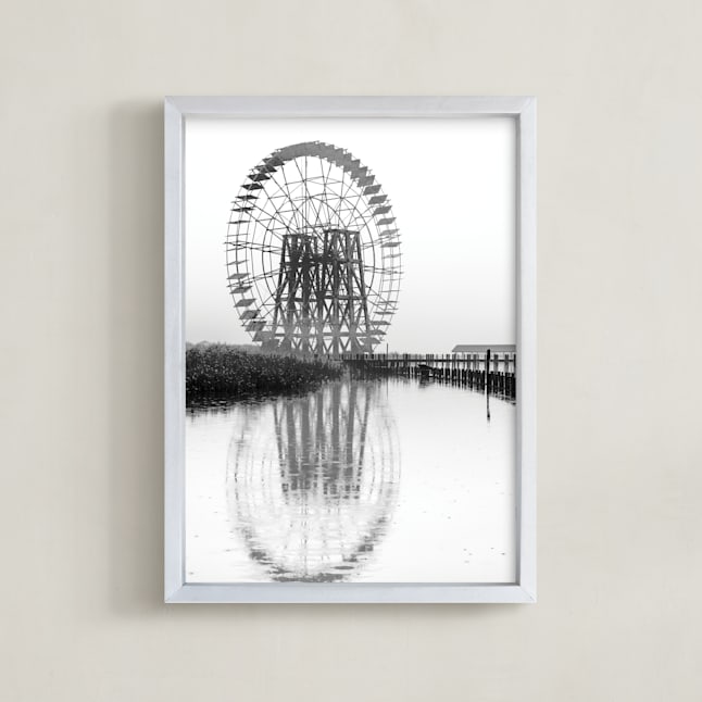 Wheel in the mist