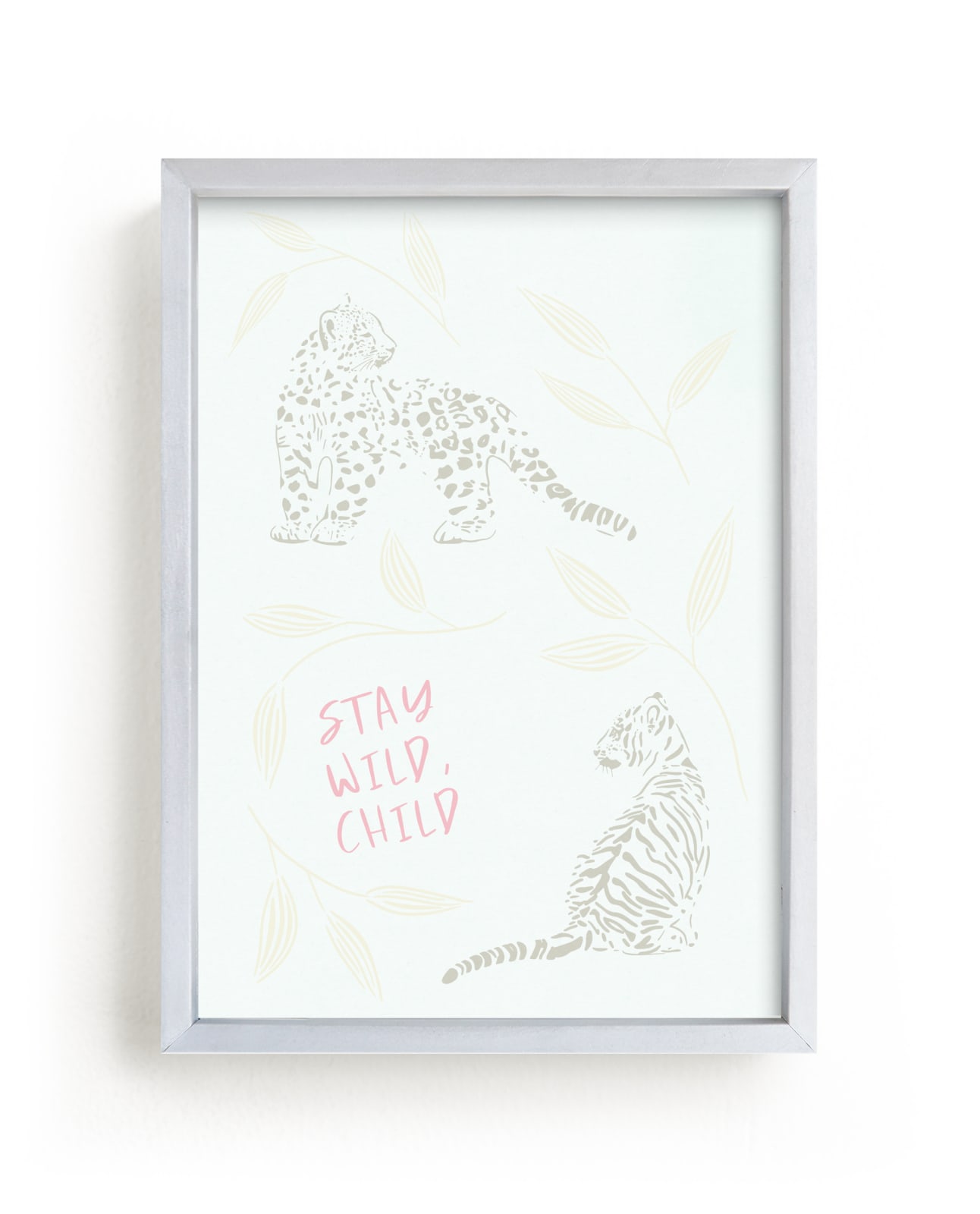 "stay wild, child" - Art Print by Leanne Friedberg in beautiful frame options and a variety of sizes.