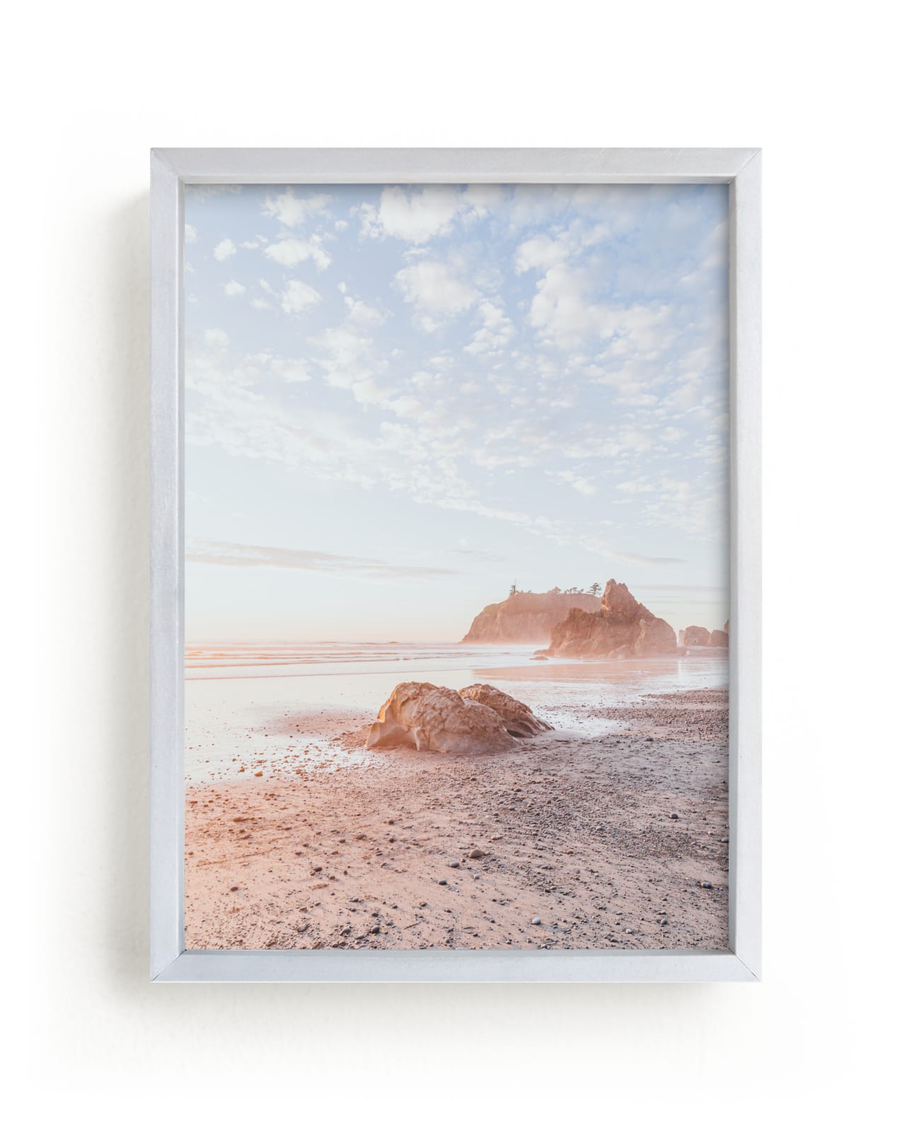 "Rocks at Ruby Beach" by LindseyErin in beautiful frame options and a variety of sizes.