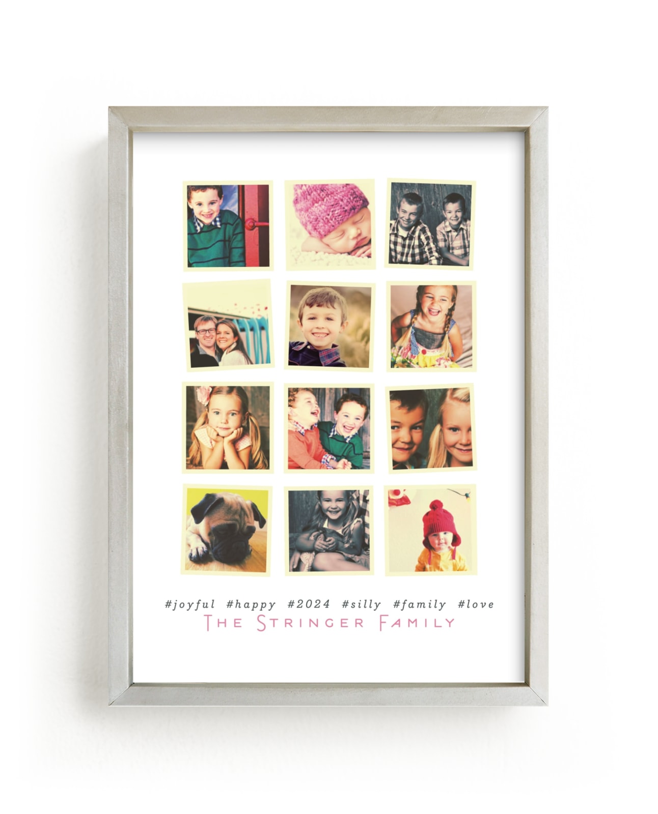 "Insta-grid" - Custom Photo Art by Up Up Creative in beautiful frame options and a variety of sizes.