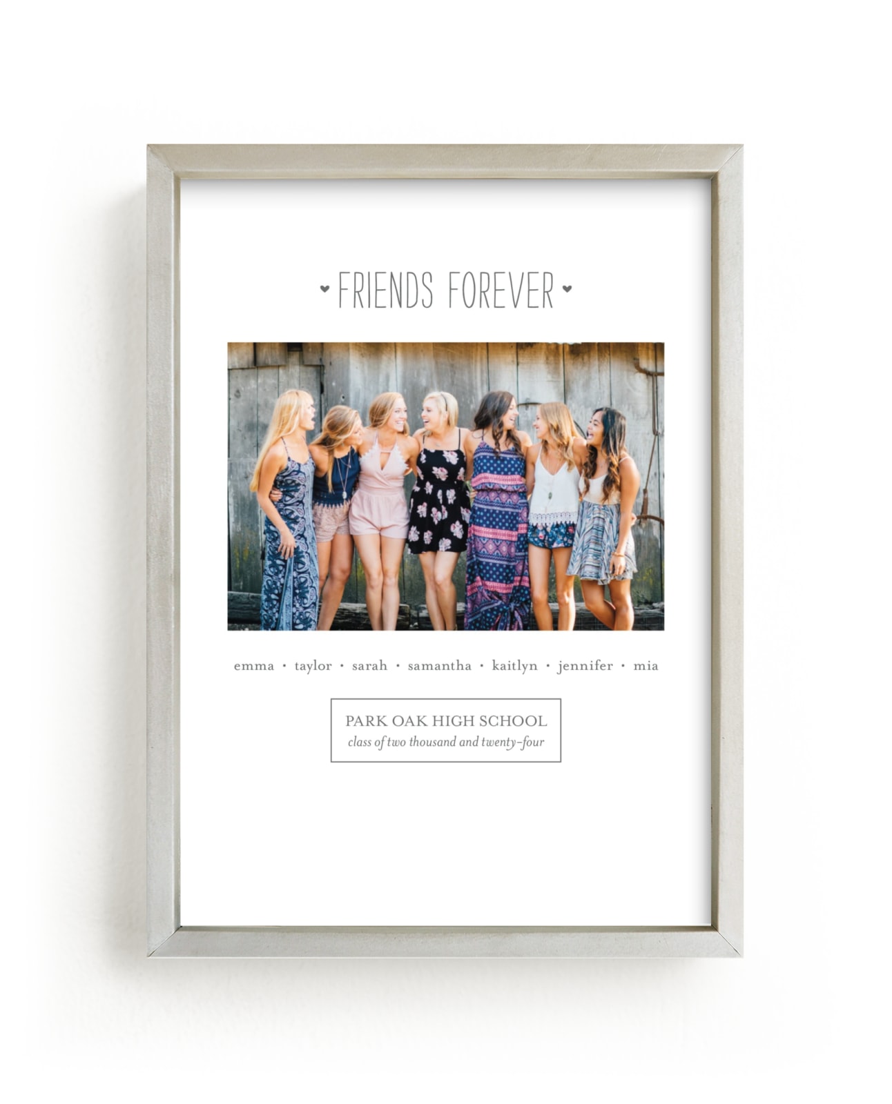 "Friends Forever" - Custom Photo Art by Sara Hicks Malone in beautiful frame options and a variety of sizes.