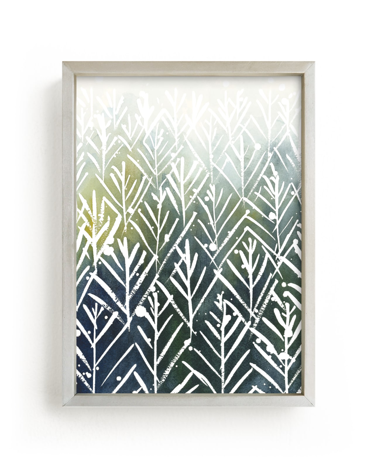 "Evergreens" - Limited Edition Art Print by Yao Cheng Design in beautiful frame options and a variety of sizes.