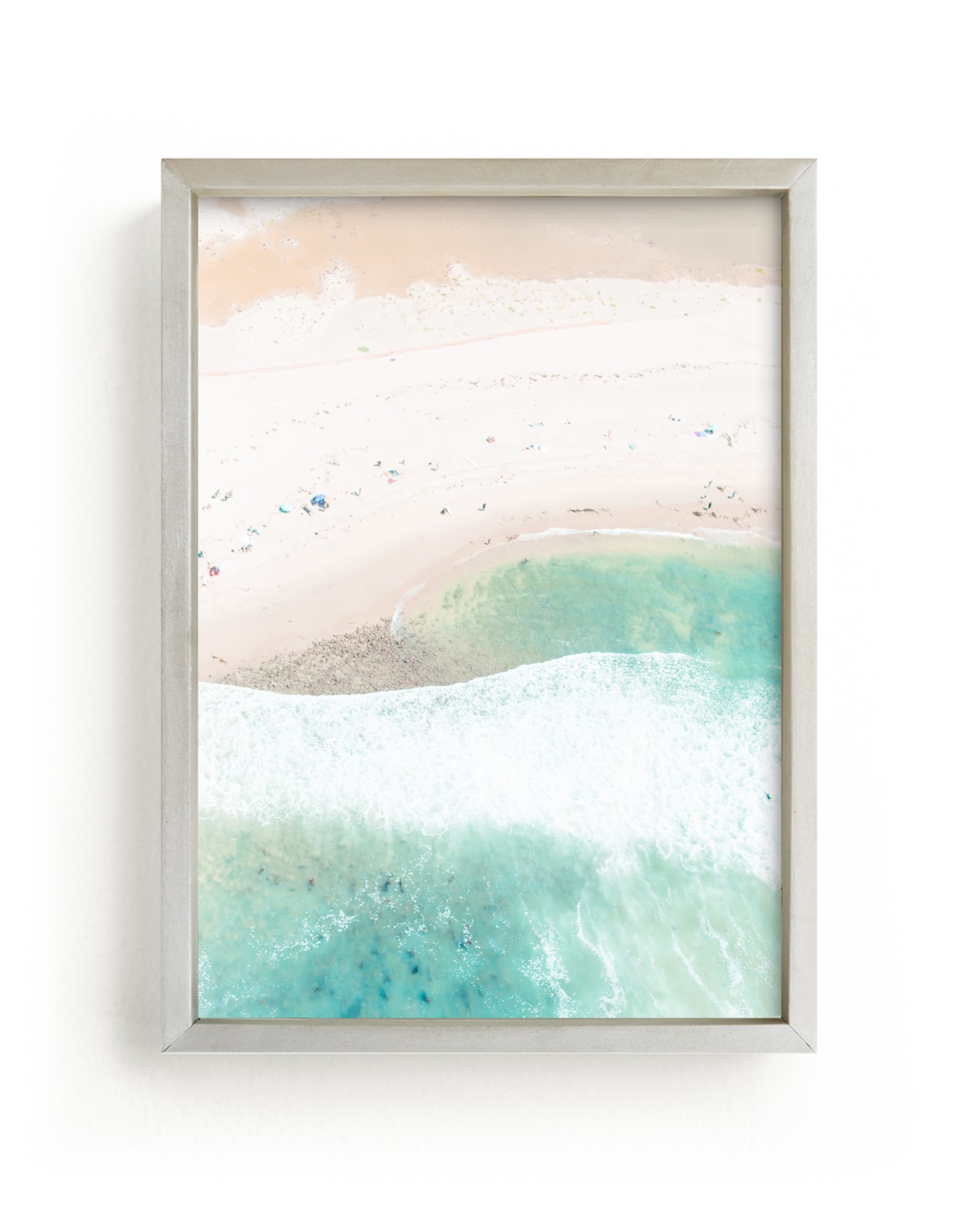 "Wave Shapes" - Grownup Open Edition Non-custom Art Print by Caroline Mint in beautiful frame options and a variety of sizes.