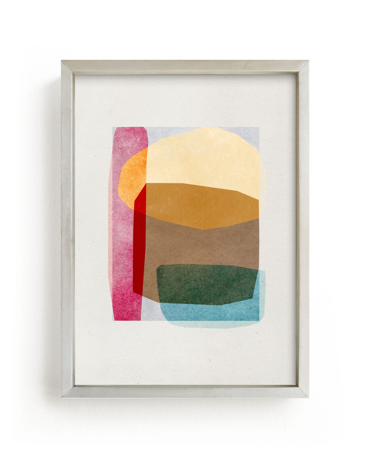 "sheer shapes" - Grownup Open Edition Non-custom Art Print by Sumak Studio in beautiful frame options and a variety of sizes.