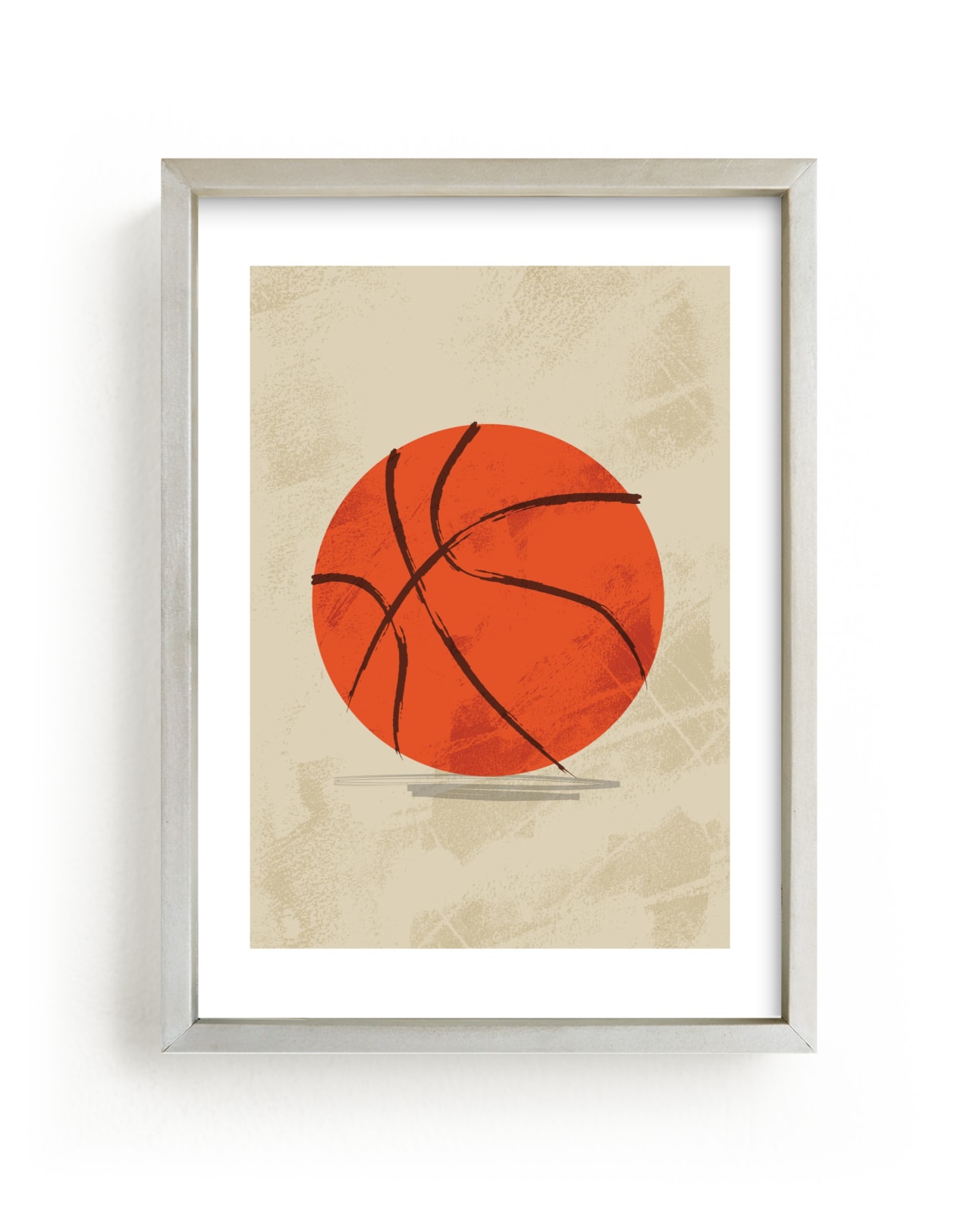 "Let us play basketball" - Limited Edition Art Print by Susanne Kasielke in beautiful frame options and a variety of sizes.