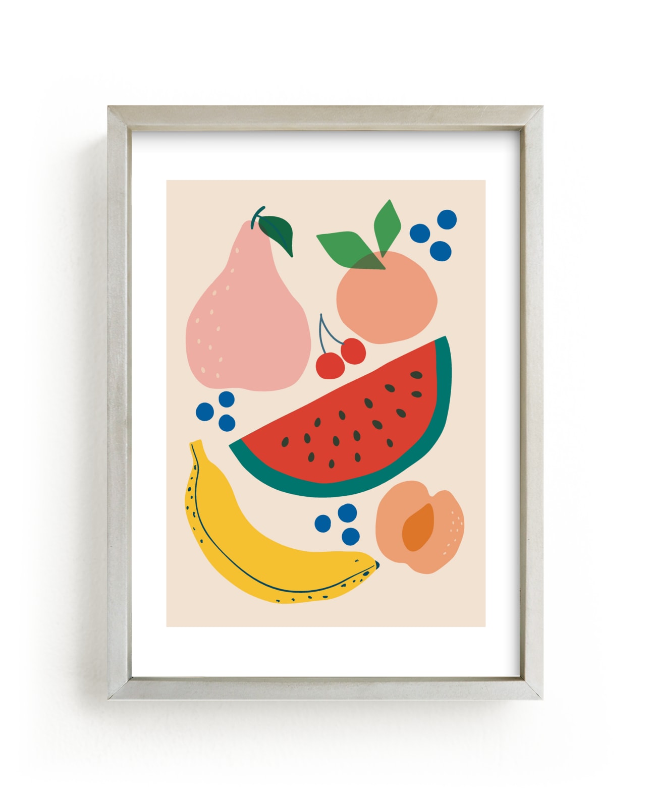"Fruit Bowl" - Limited Edition Art Print by Vera Lim in beautiful frame options and a variety of sizes.