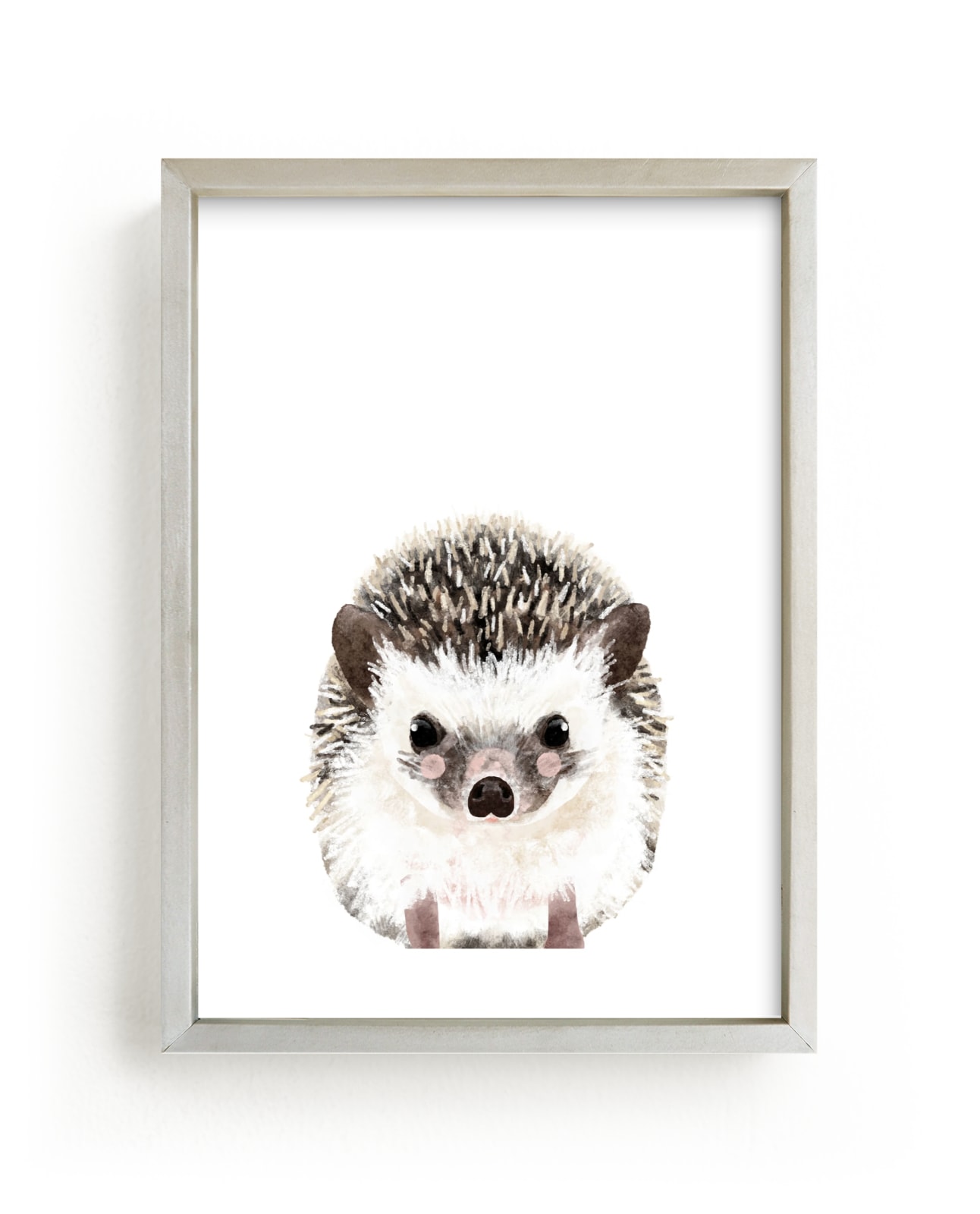 "Baby Hedgehog" by Cass Loh in beautiful frame options and a variety of sizes.