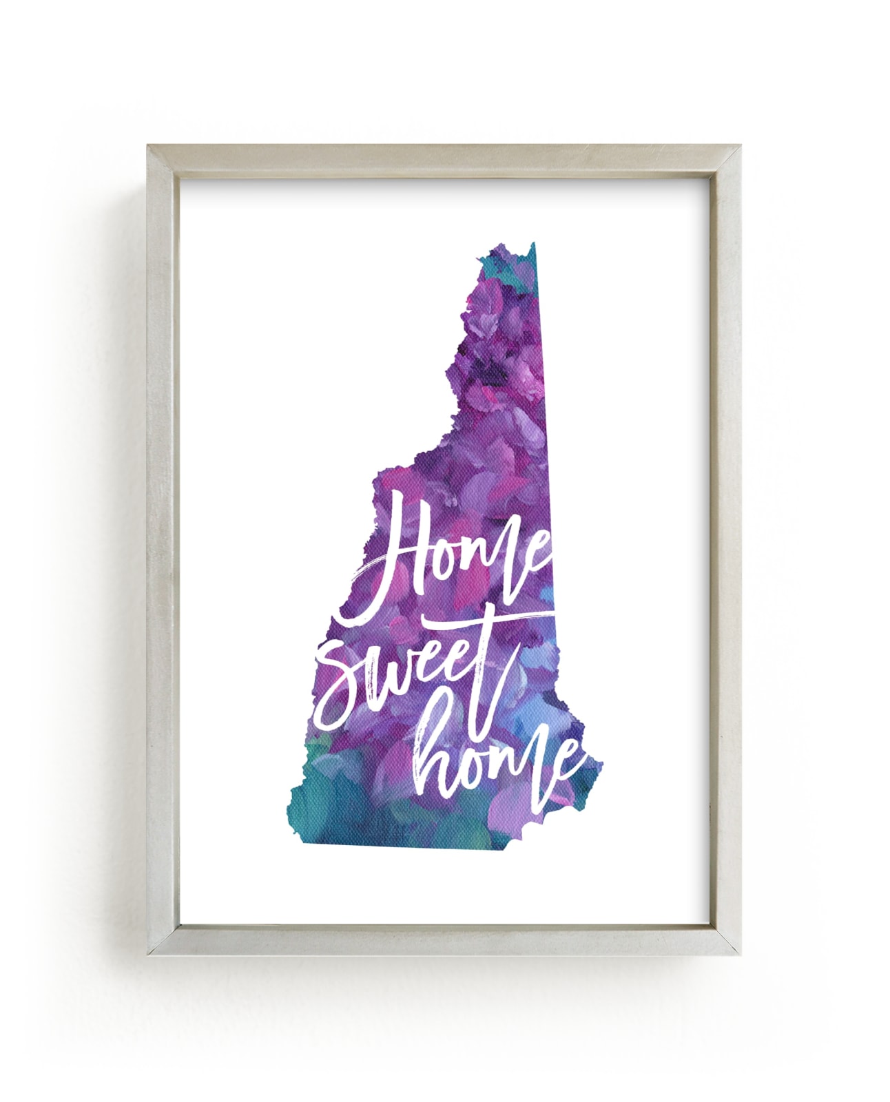 "New Hampshire (Purple Lilac)" - Art Print by Holly Whitcomb in beautiful frame options and a variety of sizes.