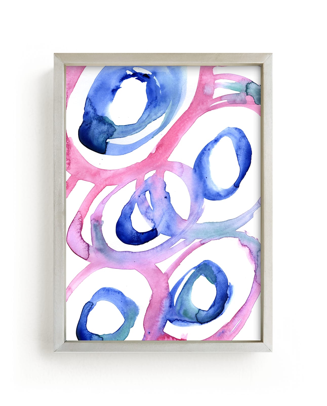 "Water Rings" - Art Print by Mary Gaspar in beautiful frame options and a variety of sizes.