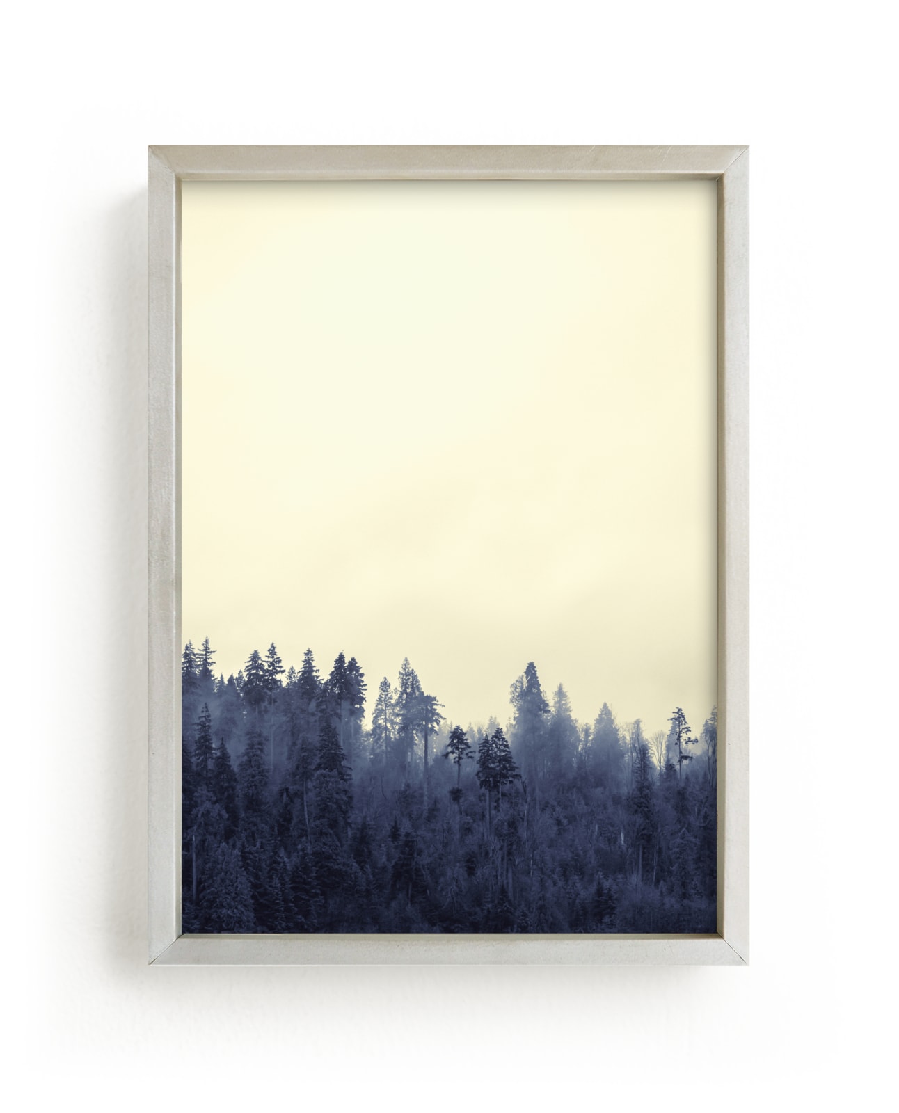 "Treeline 2, Coastal fog" by Jacquelyn Sloane Siklos in beautiful frame options and a variety of sizes.