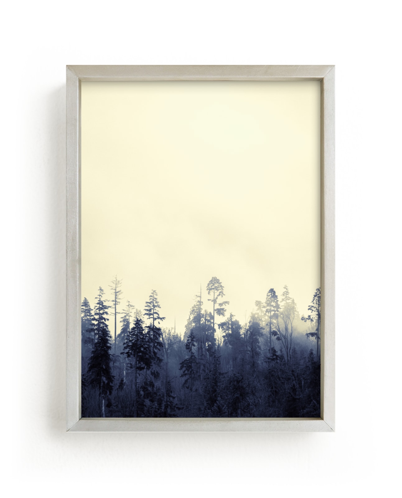 "Treeline 3, Coastal Fog" by Jacquelyn Sloane Siklos in beautiful frame options and a variety of sizes.