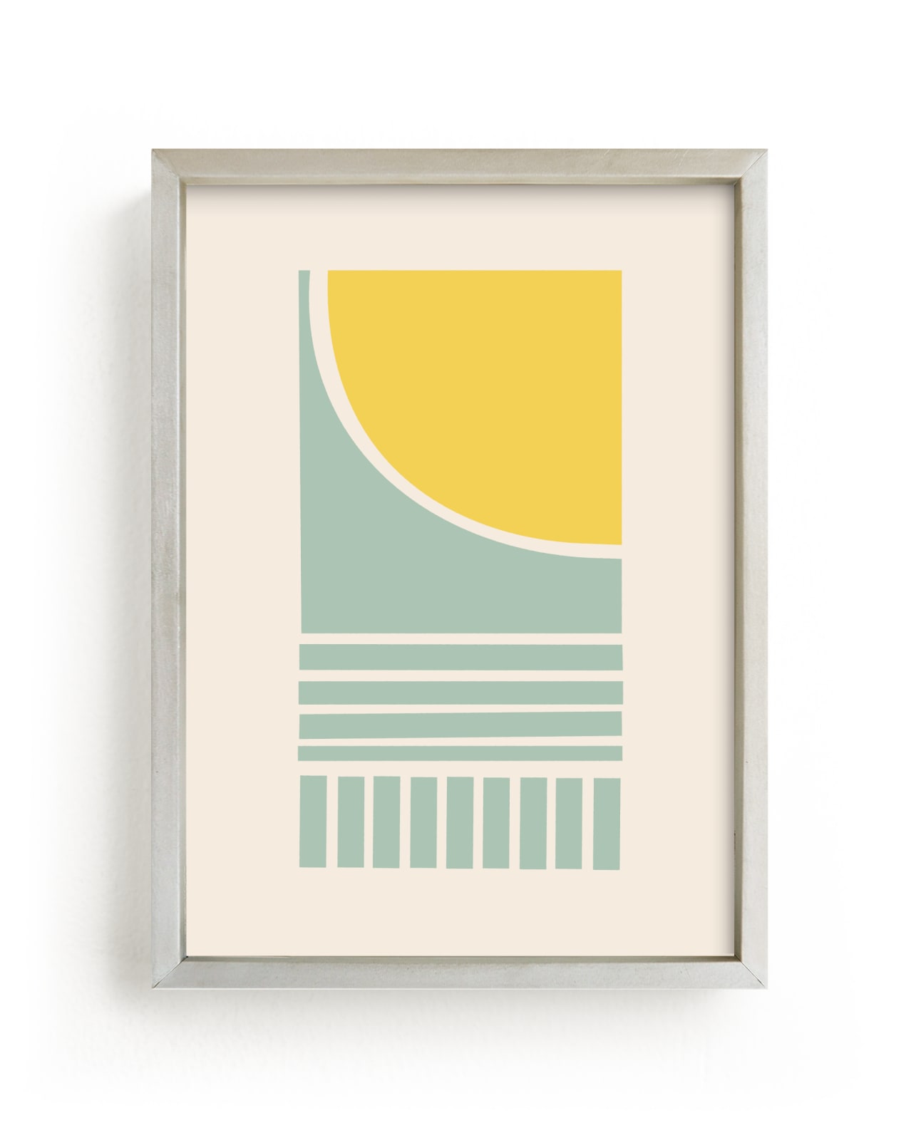 "Kirigami 8 (Mint)" by Yohaku Oshima in beautiful frame options and a variety of sizes.