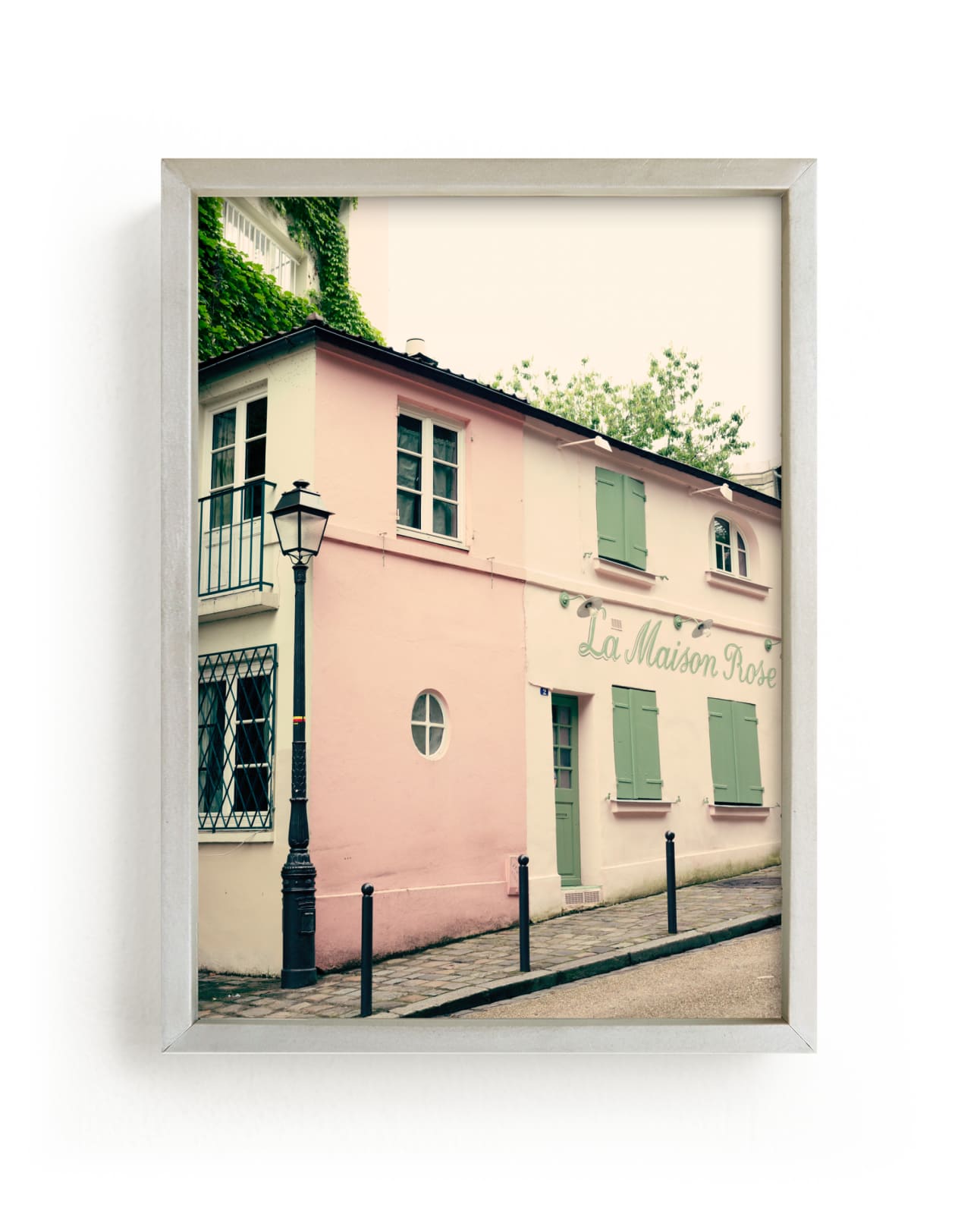 "La Maison Rose II" by Caroline Mint in beautiful frame options and a variety of sizes.