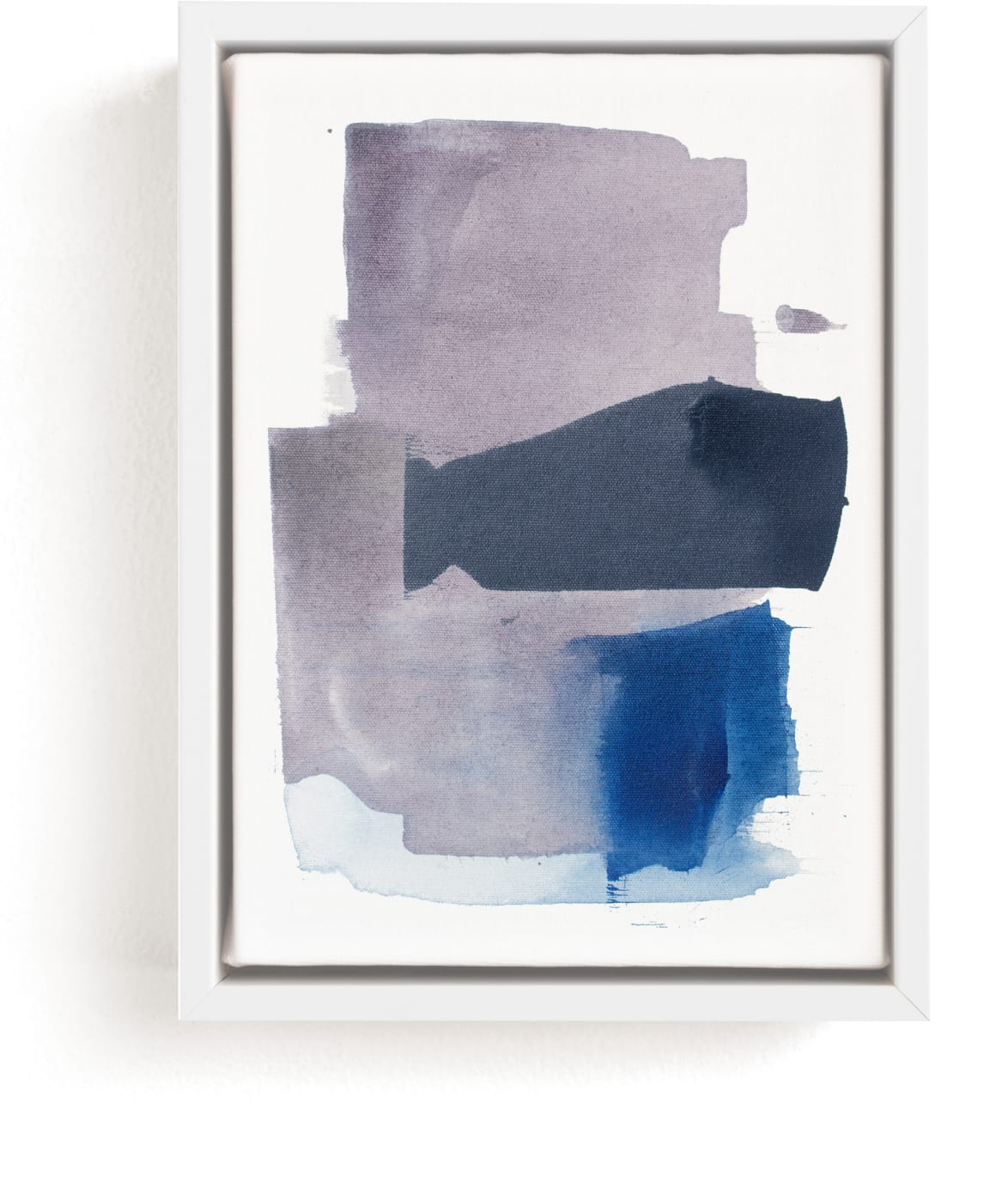 This is a blue art by Julia Contacessi called Pressed No. 3.
