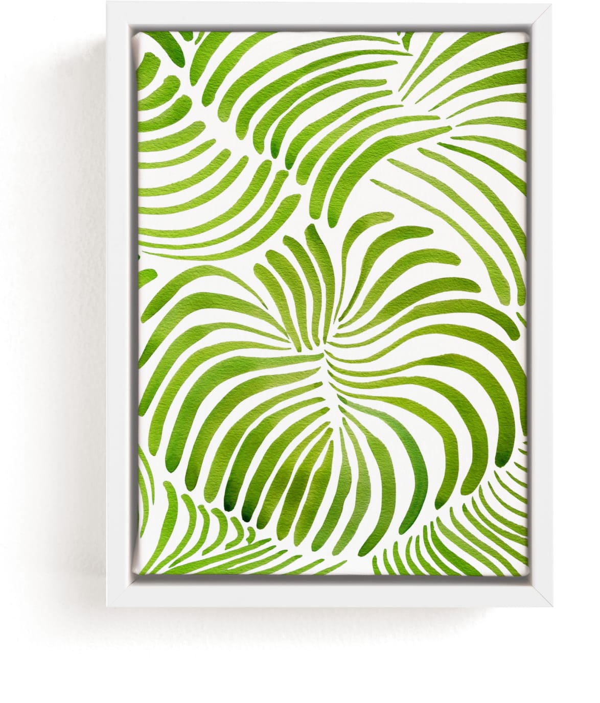 This is a green art by Deborah Velasquez called Minted Forest.