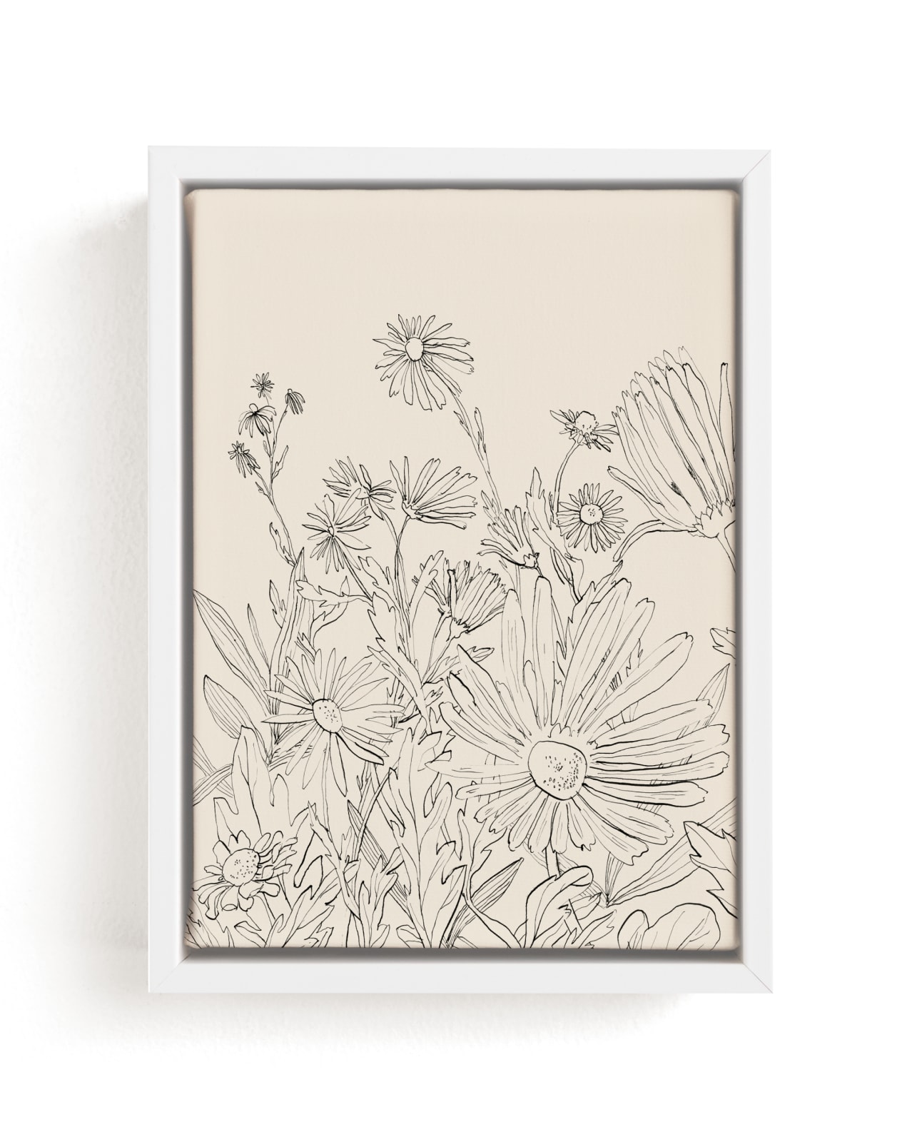 "Field of wild flowers I" - Limited Edition Art Print by Catilustre in beautiful frame options and a variety of sizes.