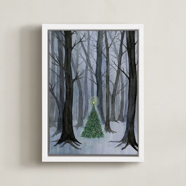 Silent Night Woods Fine Art Prints by Karina Racz | Minted