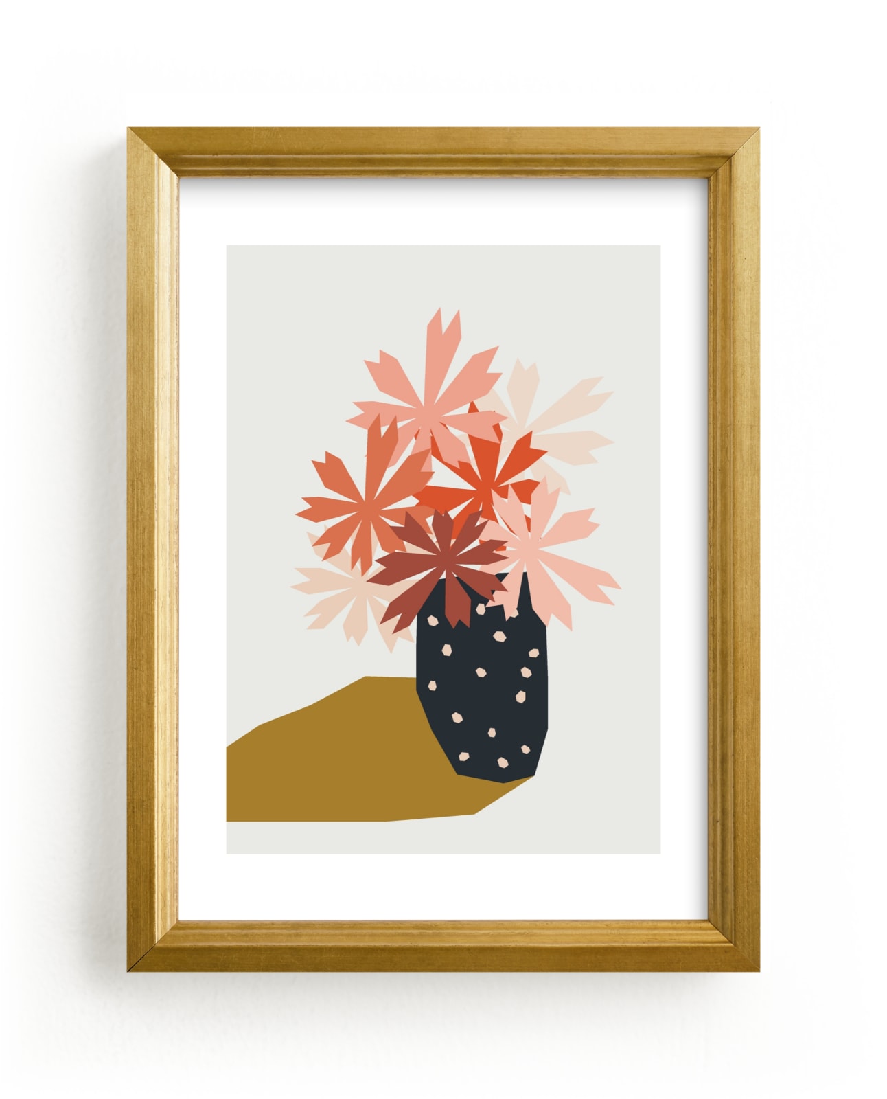"polka dot vase" - Limited Edition Art Print by Morgan Kendall in beautiful frame options and a variety of sizes.