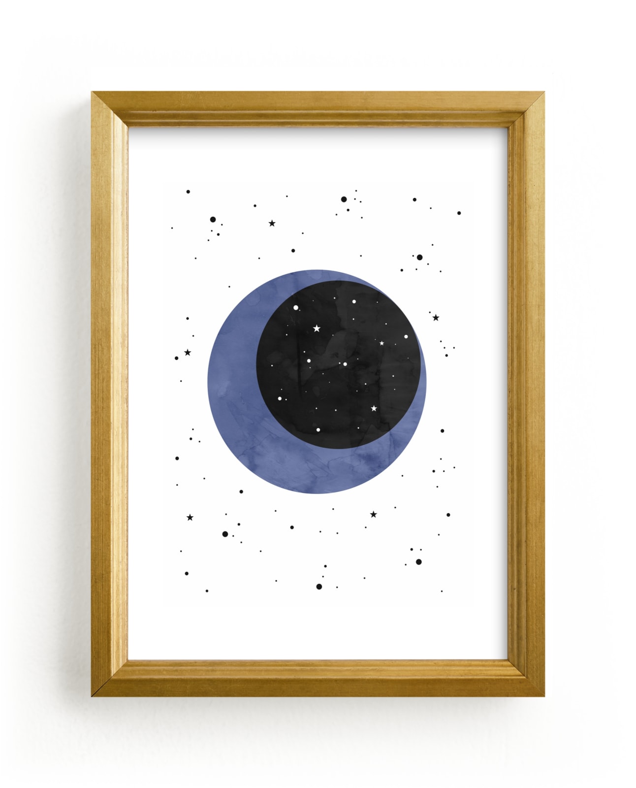 "Moon Magic & You" - Limited Edition Art Print by EMANUELA CARRATONI in beautiful frame options and a variety of sizes.