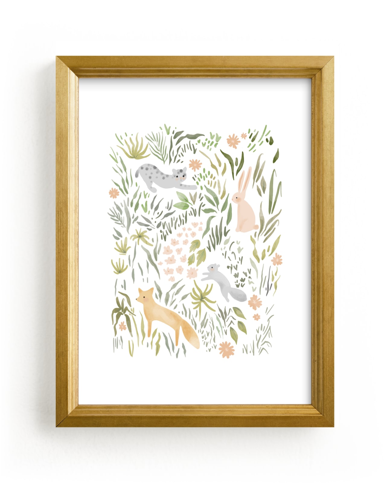 "Flora and Fauna" by Hannah Williams in beautiful frame options and a variety of sizes.