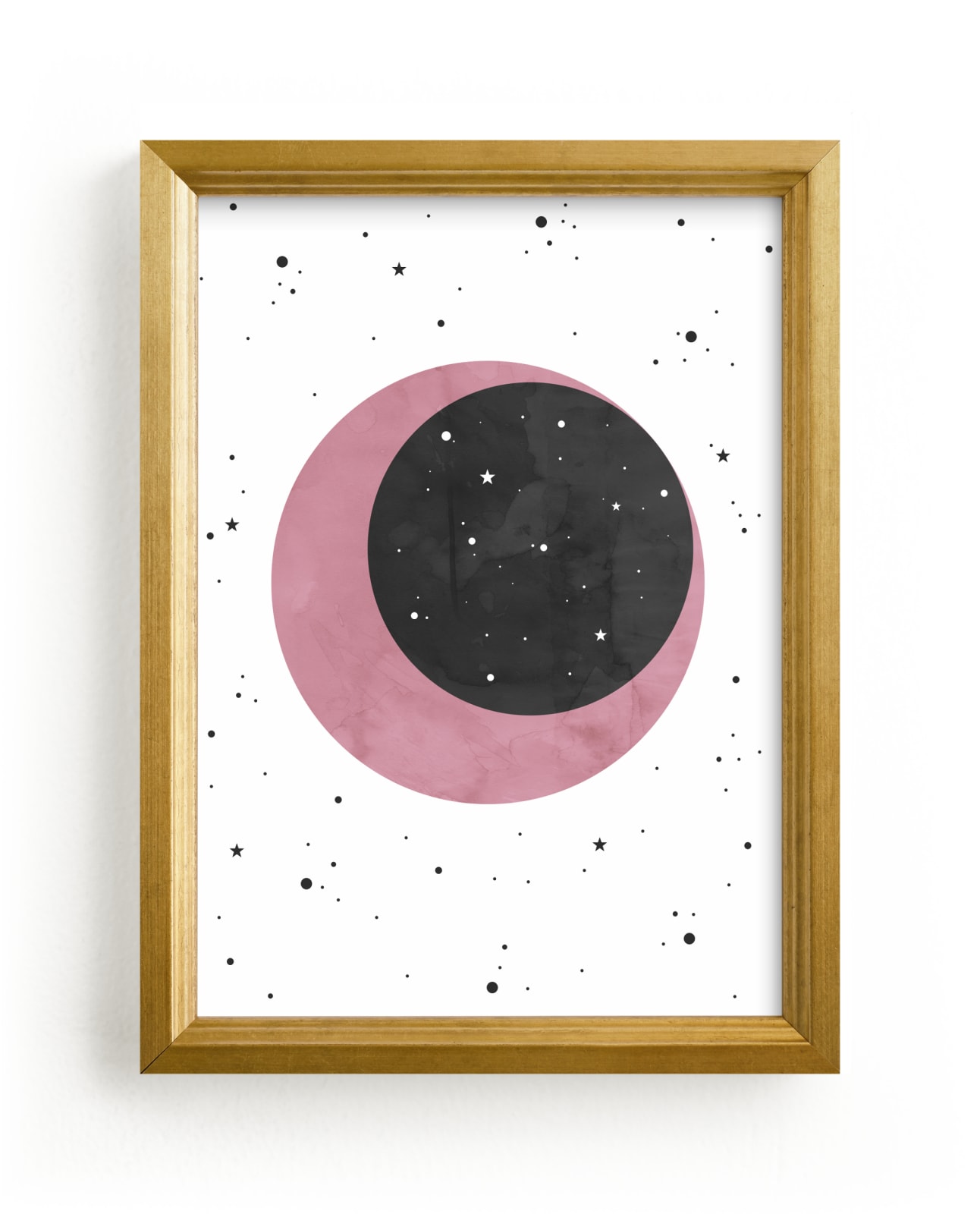 "Moon Magic and You" - Art Print by EMANUELA CARRATONI in beautiful frame options and a variety of sizes.