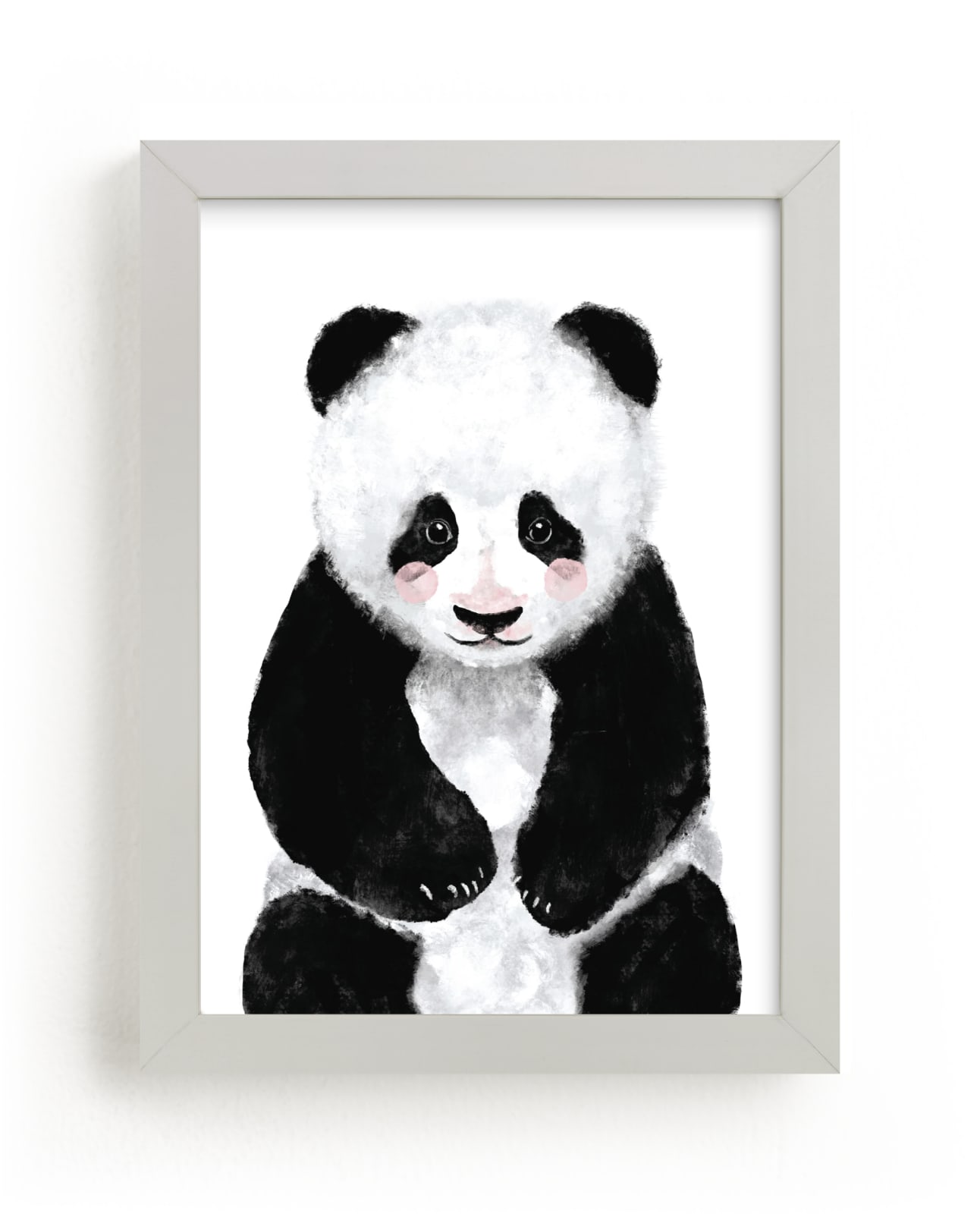 "Baby Panda" by Cass Loh in beautiful frame options and a variety of sizes.
