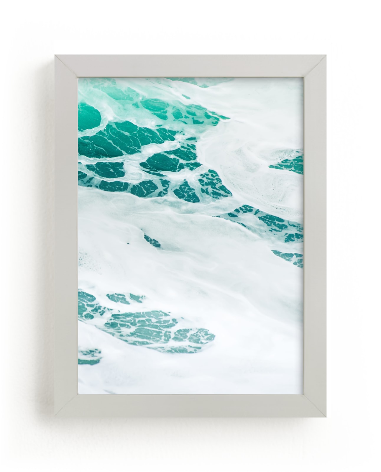 "Cerulean Swell II" - Art Print by Kamala Nahas in beautiful frame options and a variety of sizes.