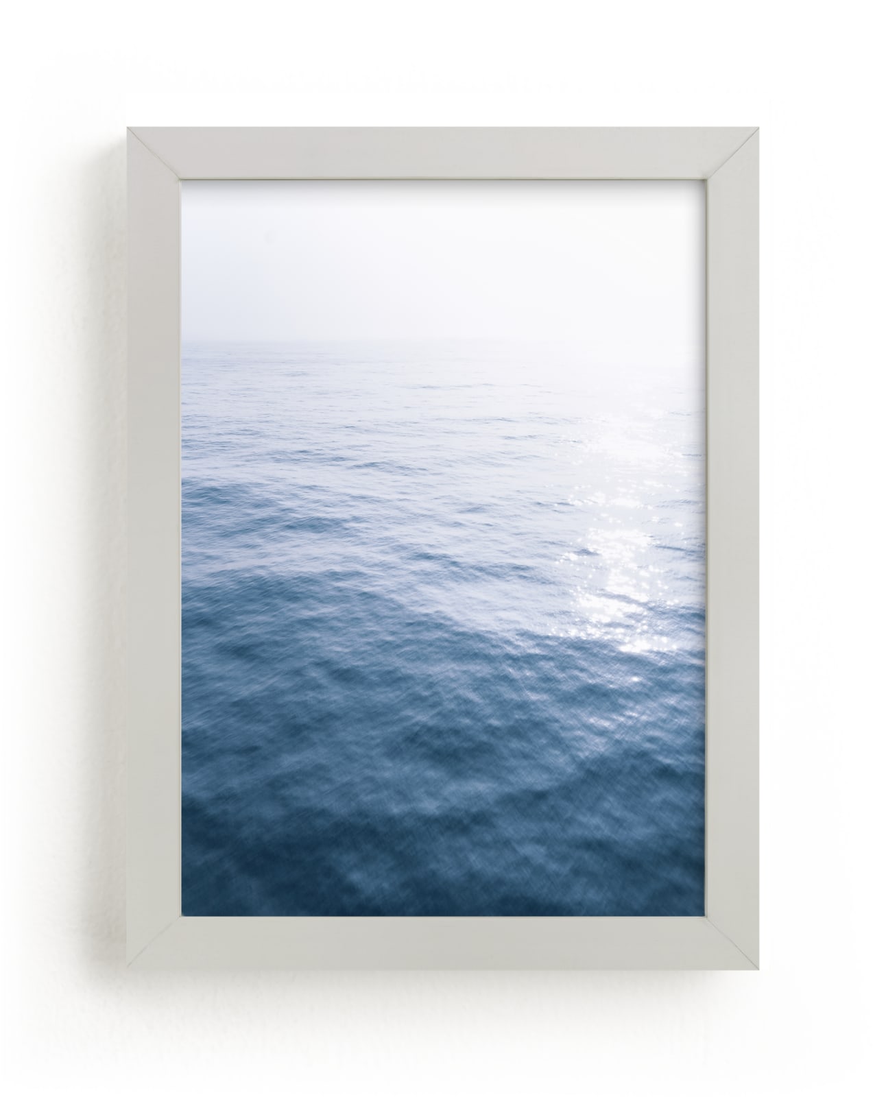 "Pacific Voyage" - Art Print in Teal by Courtney Crane - Framed