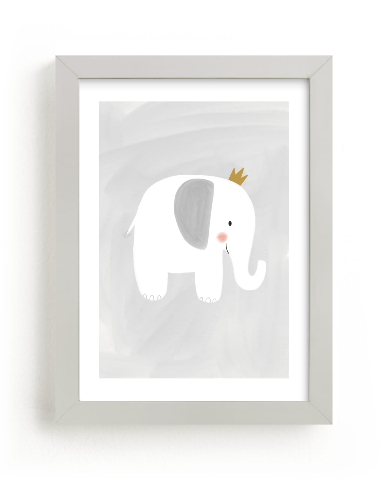 "Dream Big Elephant And Giraffe" - Limited Edition Art Print by Patrice Horvath in beautiful frame options and a variety of sizes.