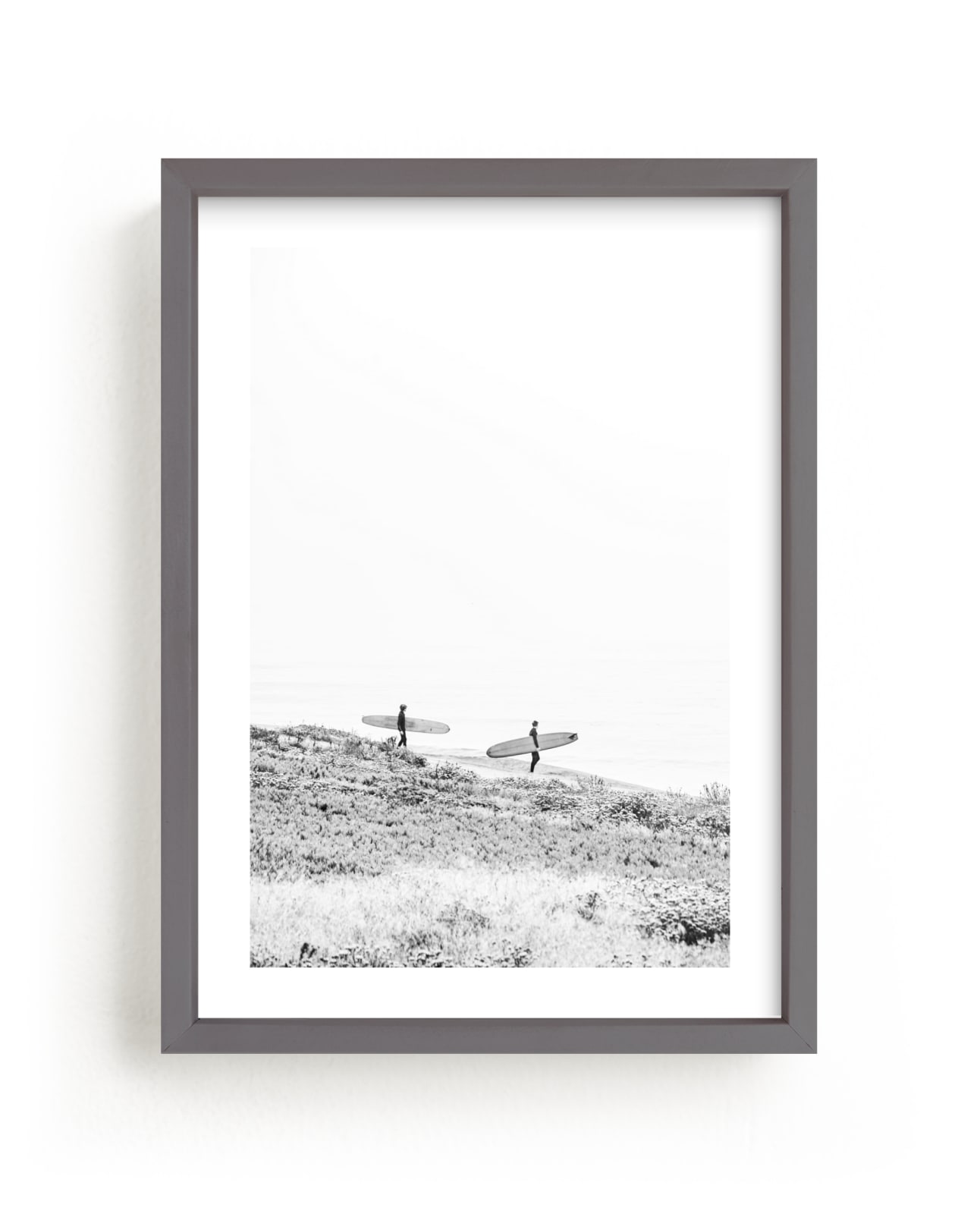 "Little Surfers" by LindseyErin in beautiful frame options and a variety of sizes.