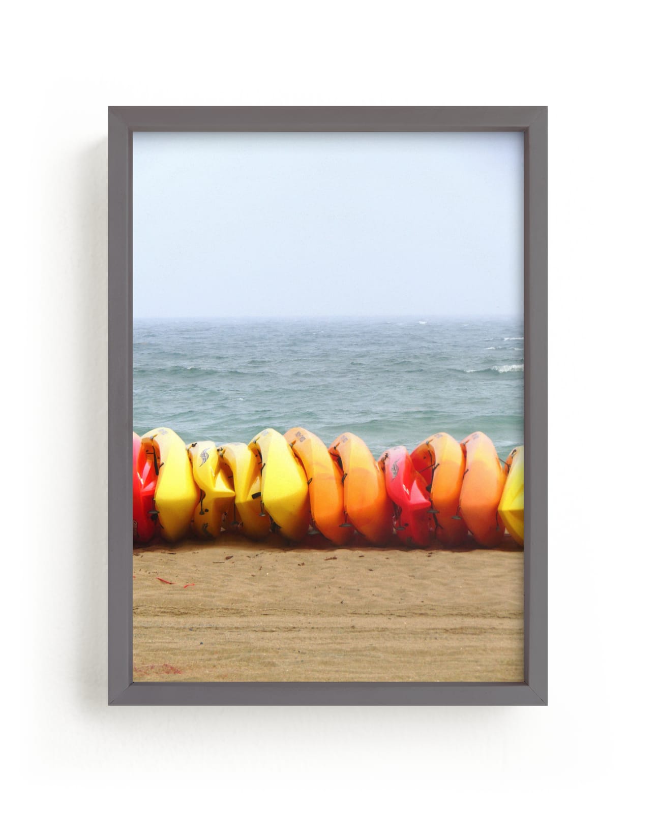 "Kayaks" by Jonathan Brooks in beautiful frame options and a variety of sizes.