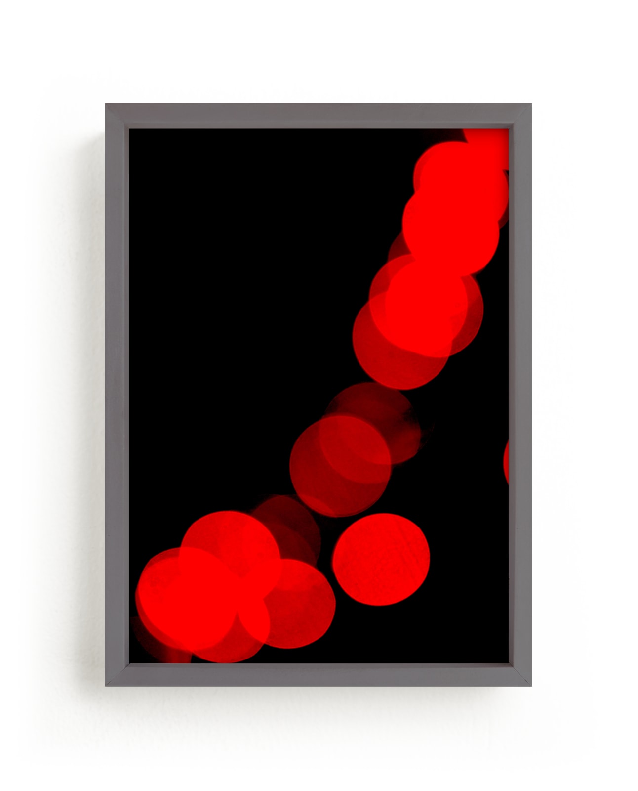 "Red Bokeh #1" by Jonathan Brooks in beautiful frame options and a variety of sizes.
