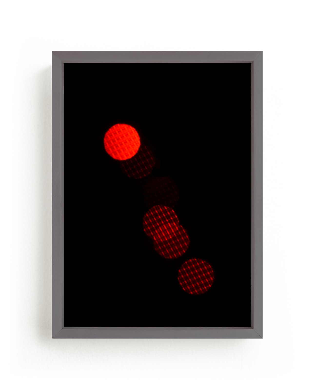 "Red Bokeh #4" by Jonathan Brooks in beautiful frame options and a variety of sizes.